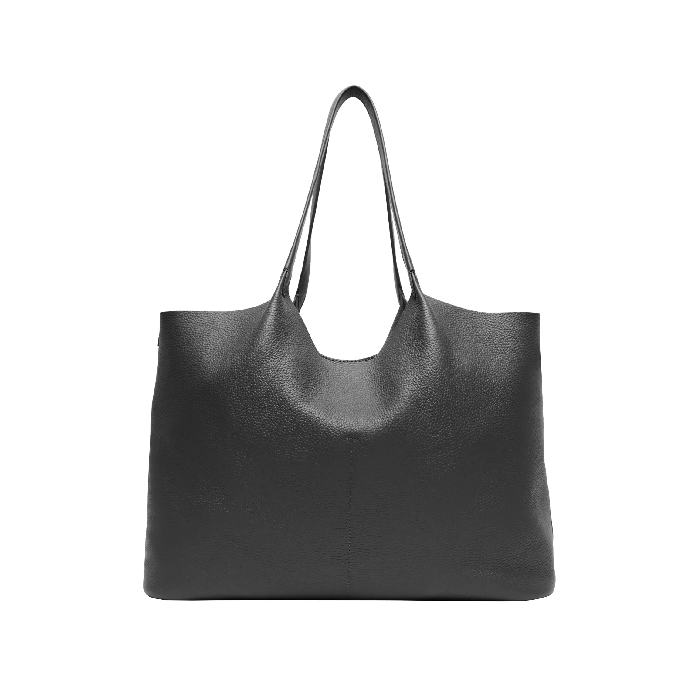 Mia Horizontal Tote Black Pebble - Image 9