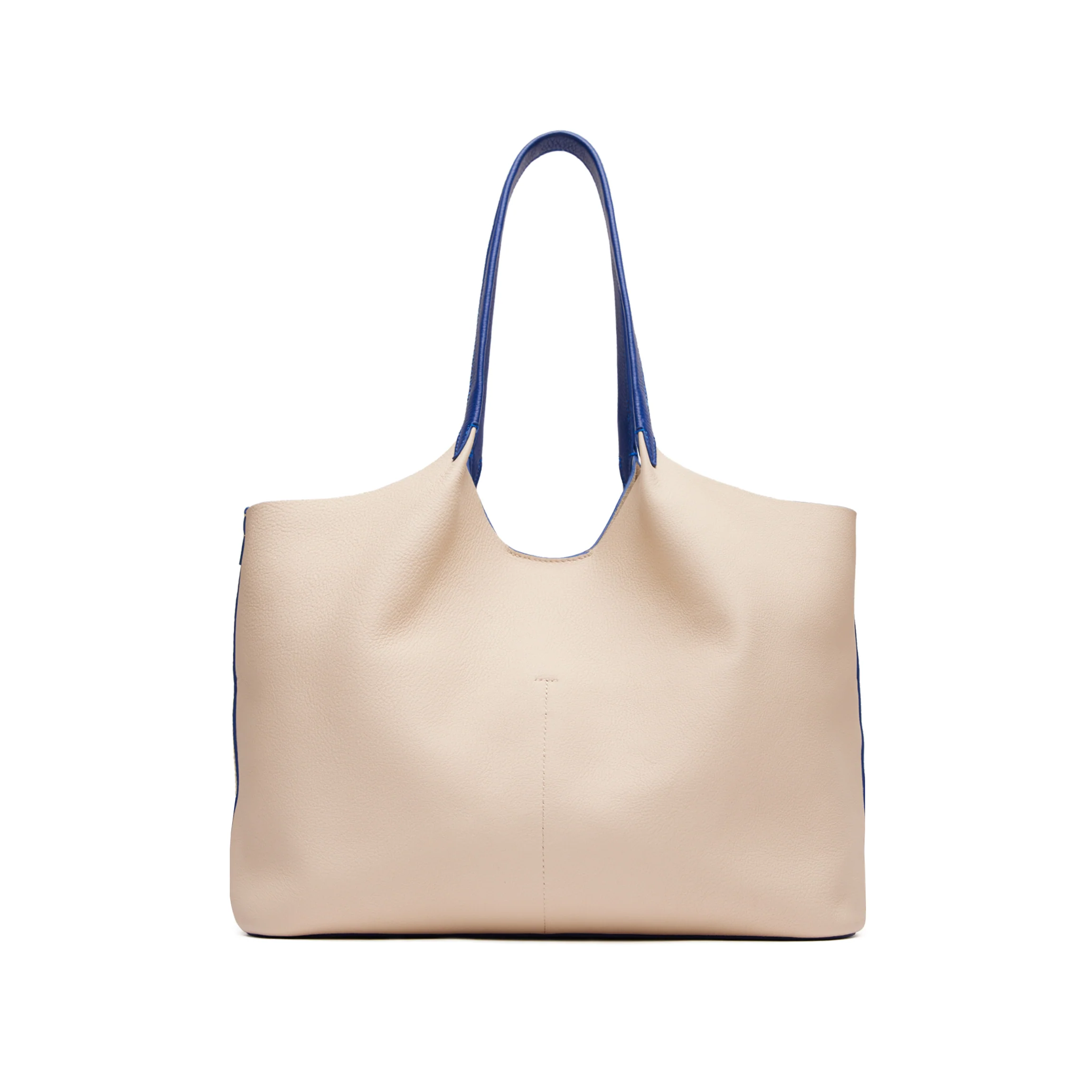 Mia Horizontal Tote Sand/Regatta Blue - Image 9