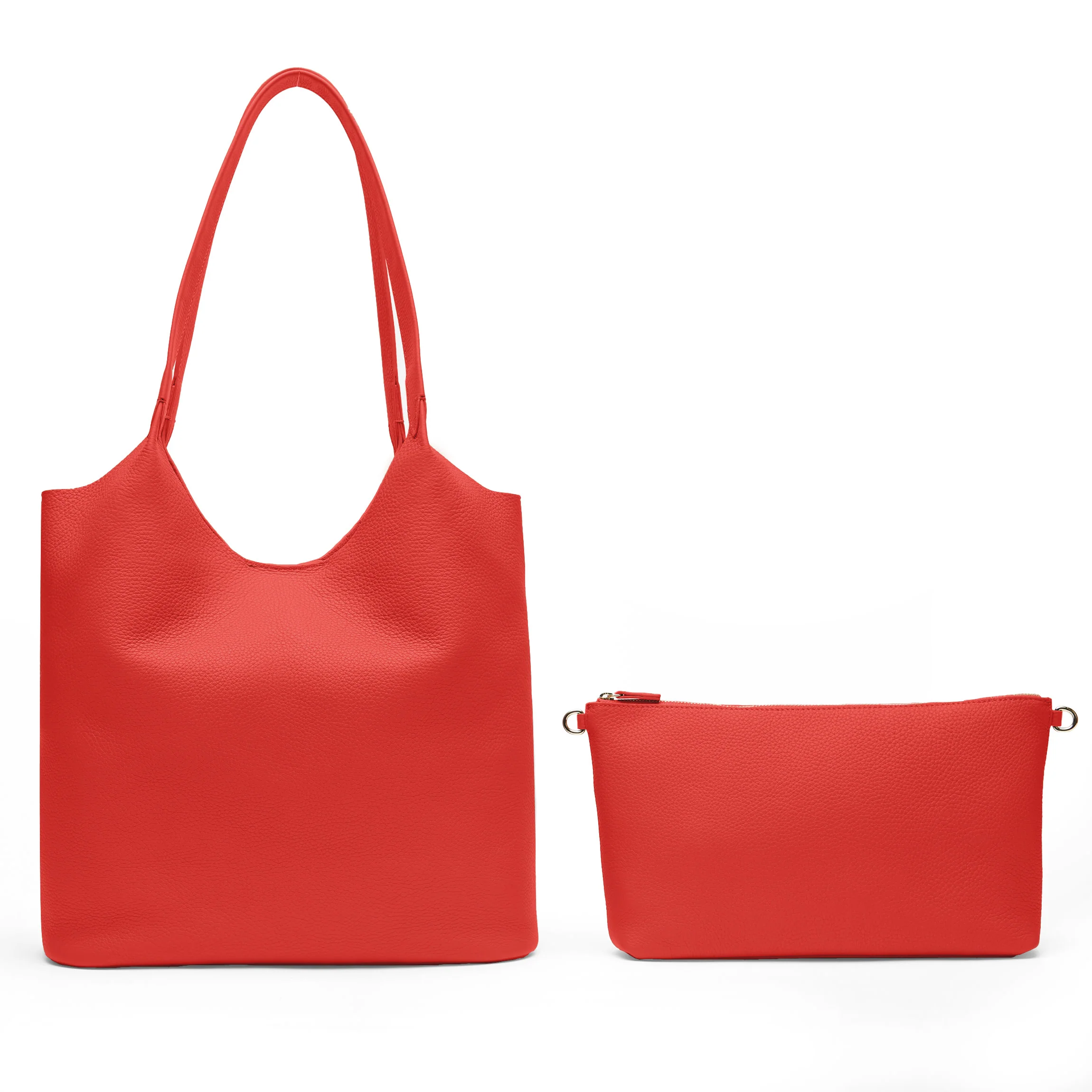 Mia Large Shopper Tote Buoy Red - Image 5