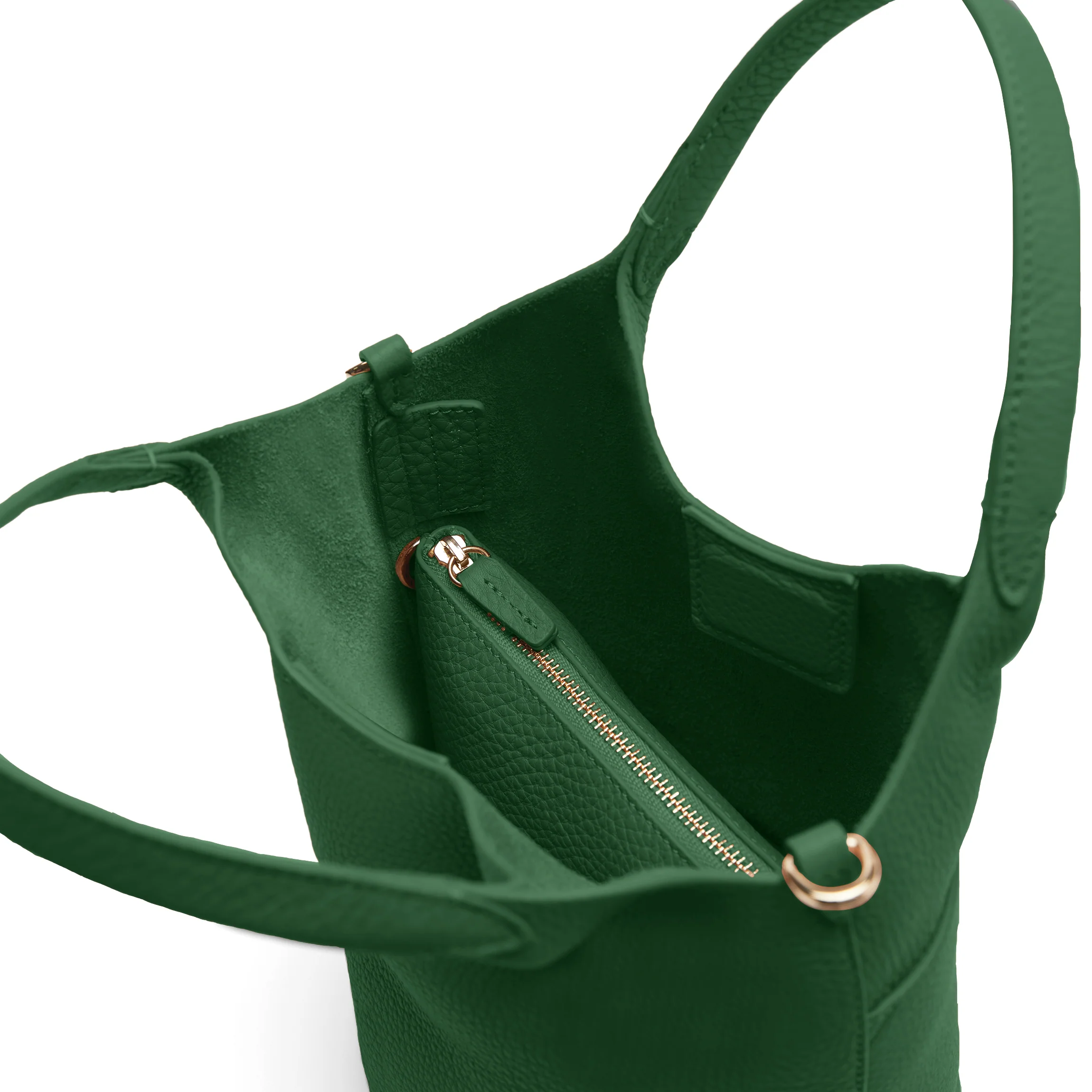 Mia Small Bucket Tote Fairway Green - Image 3