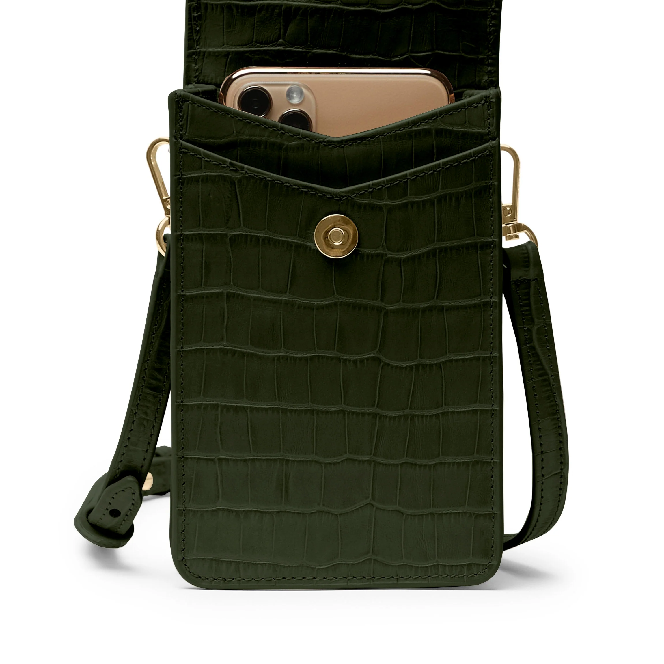 Mini Willow Crossbody Forest Croc - Image 2