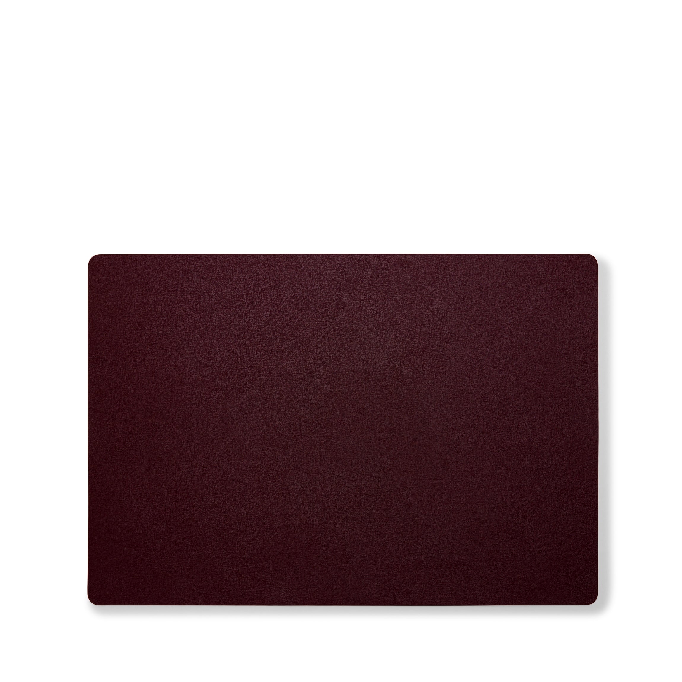Modern Rectangle Placemats, Set of 2 Oxblood - Image 3