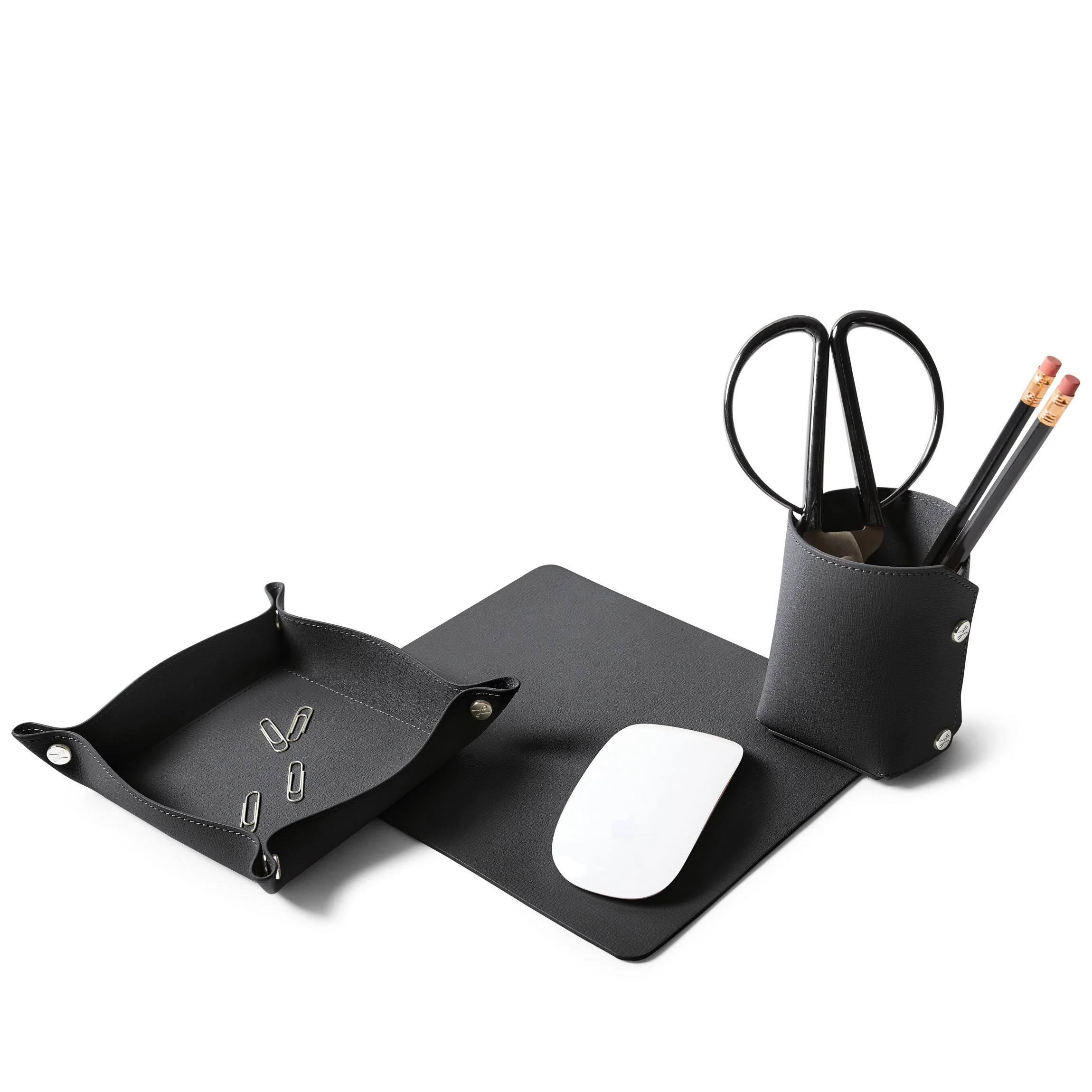 Modern Travel Desk Set Black