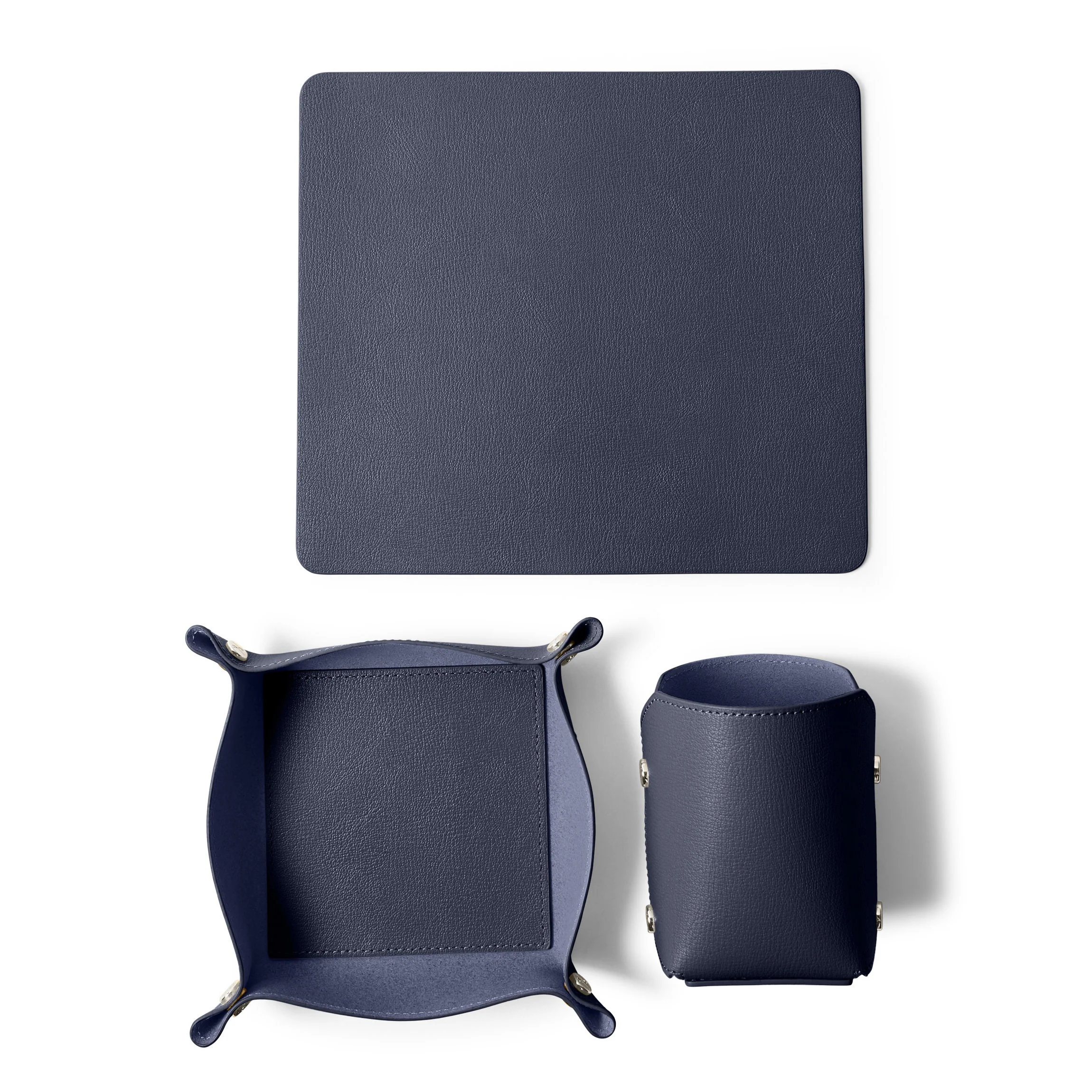 Modern Travel Desk Set Midnight Blue - Image 2