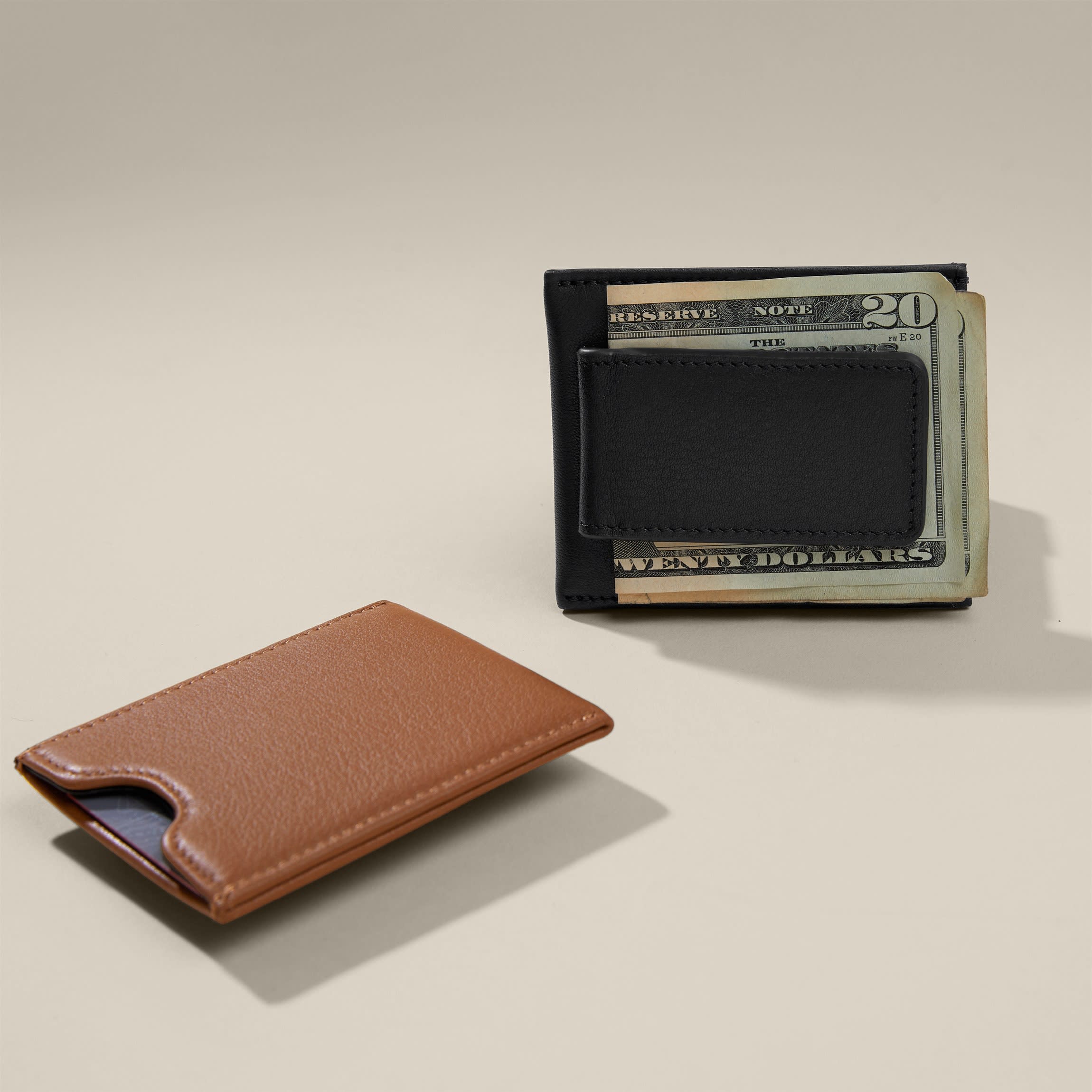 Money Clip Card Case Black Oil - Image 3