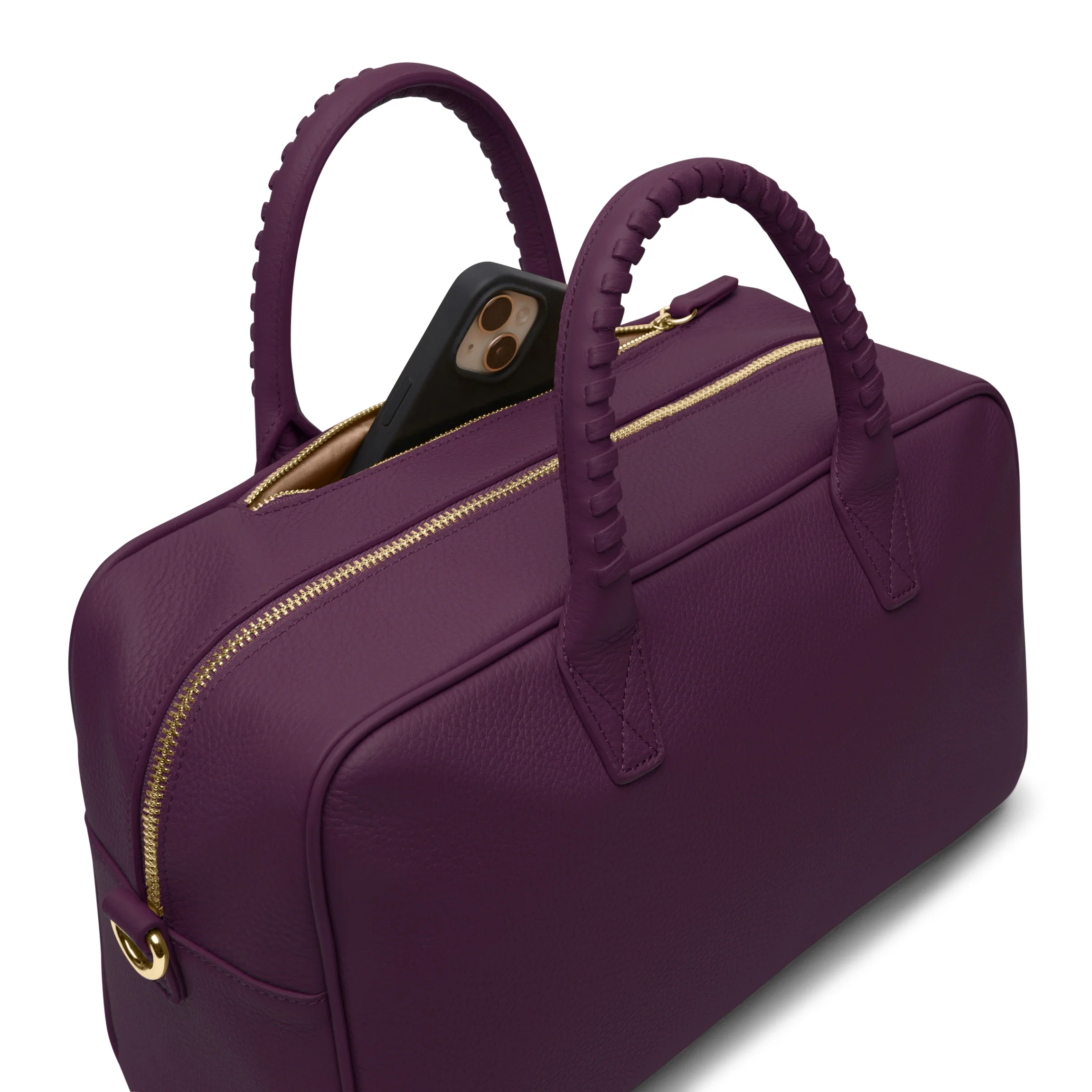 Park Satchel Deep Plum - Image 4