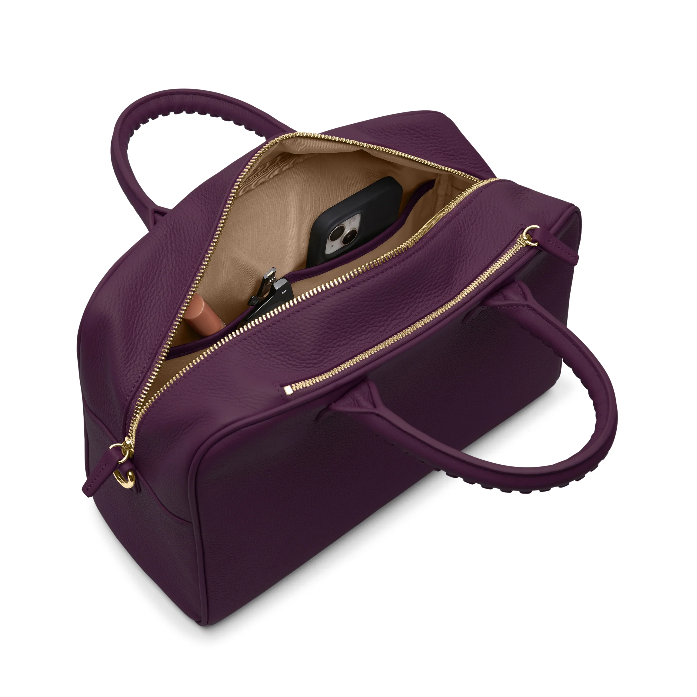 Park Satchel Deep Plum - Image 7