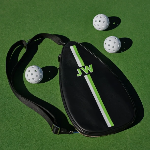 Pickleball Sling Bag Natural Canvas/Black - Image 3