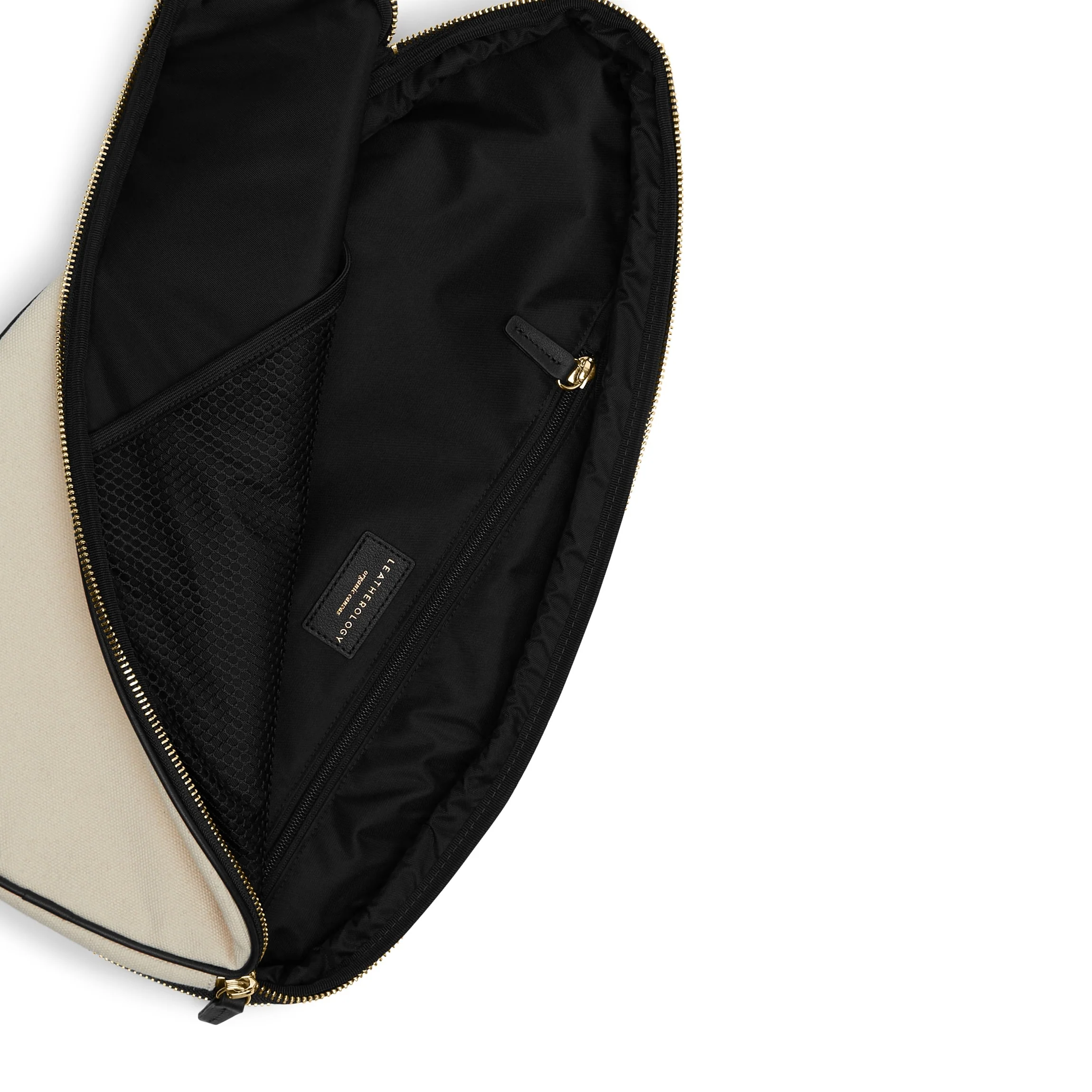 Pickleball Sling Bag Natural Canvas/Black - Image 4