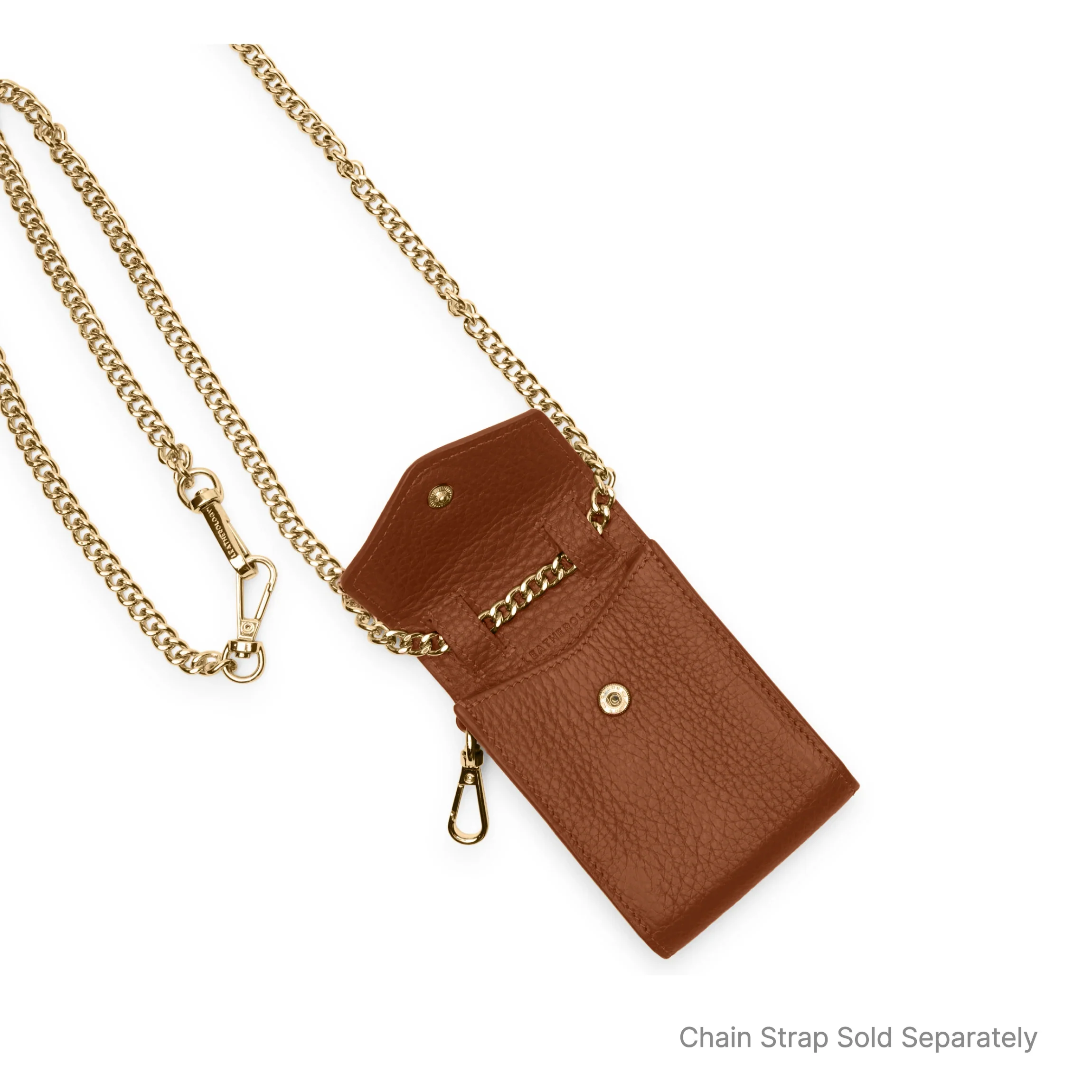 Portable Single Playing Card Case Saddle Brown - Image 5