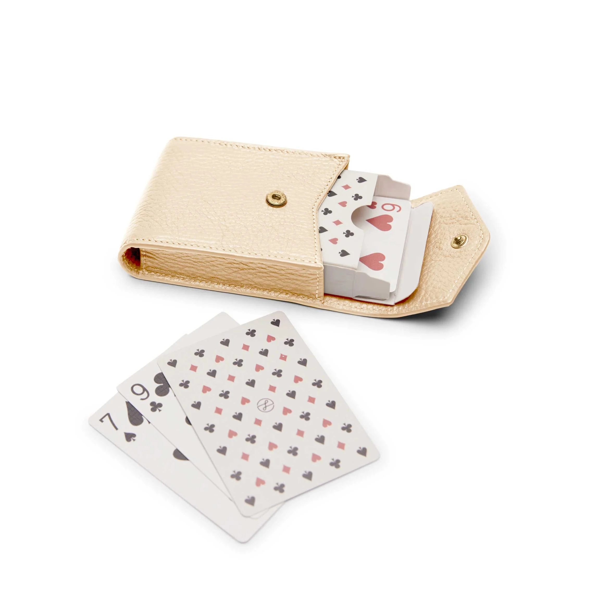 Portable Single Playing Card Case Sand