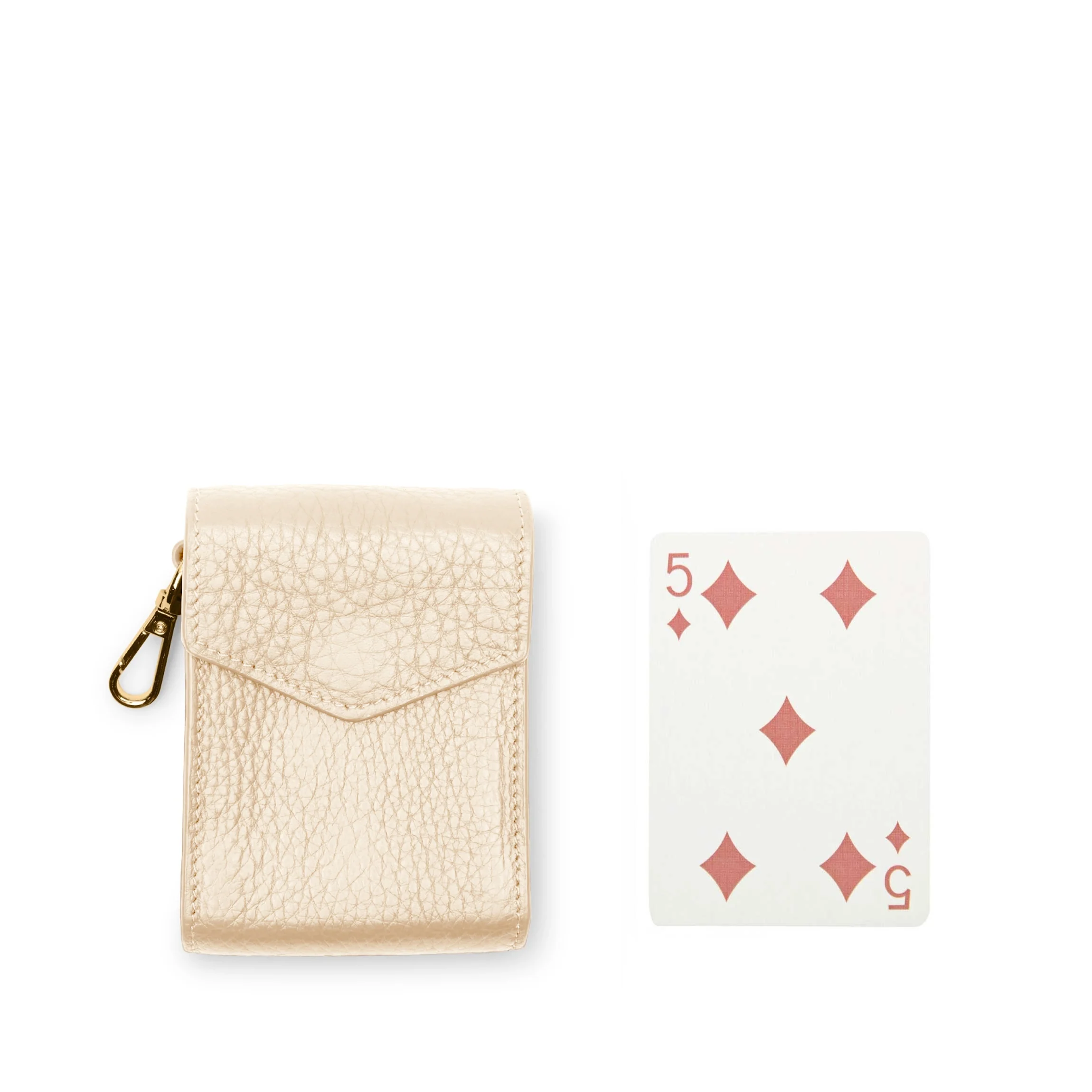 Portable Single Playing Card Case Sand - Image 4