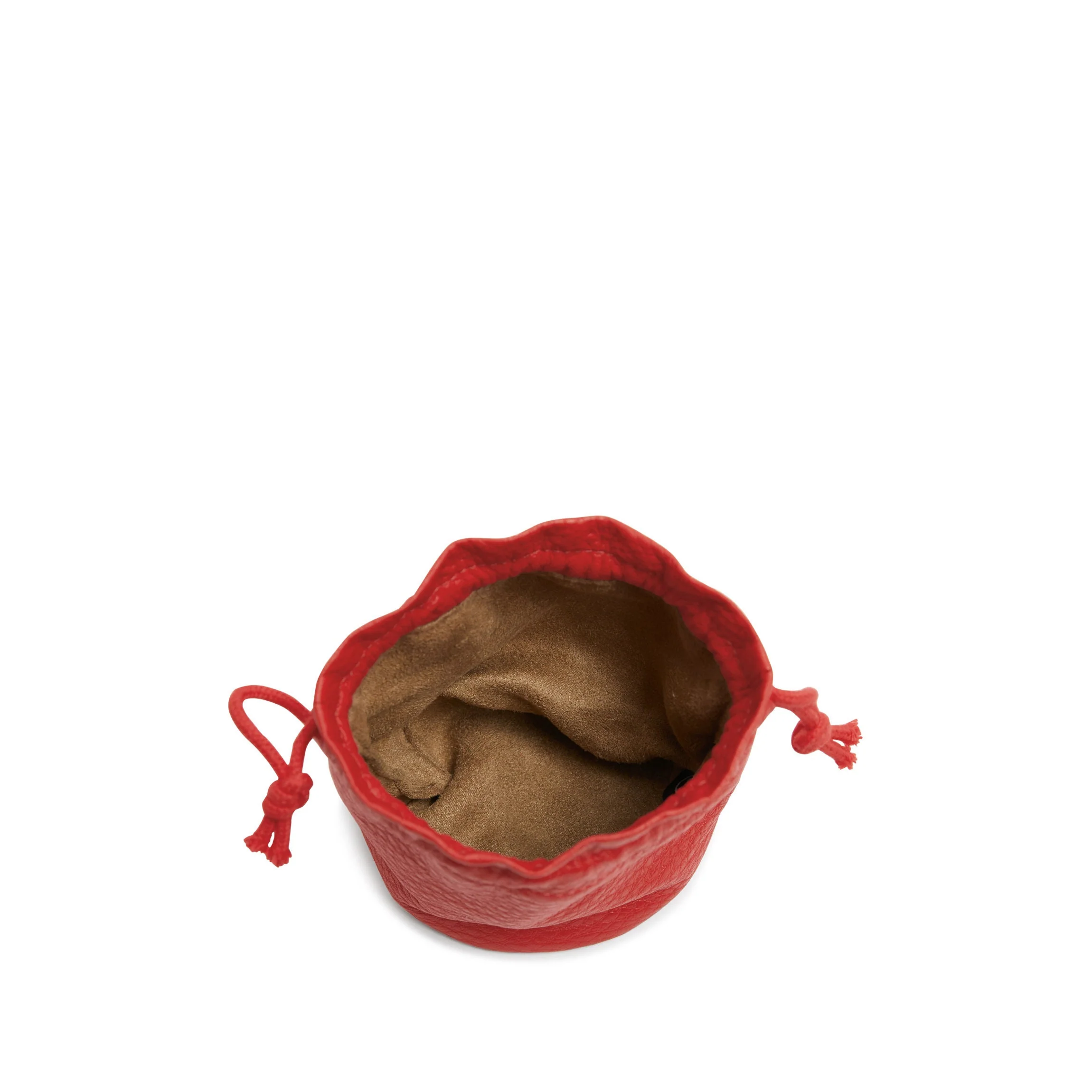 Round Drawstring Pouch Buoy Red - Image 4