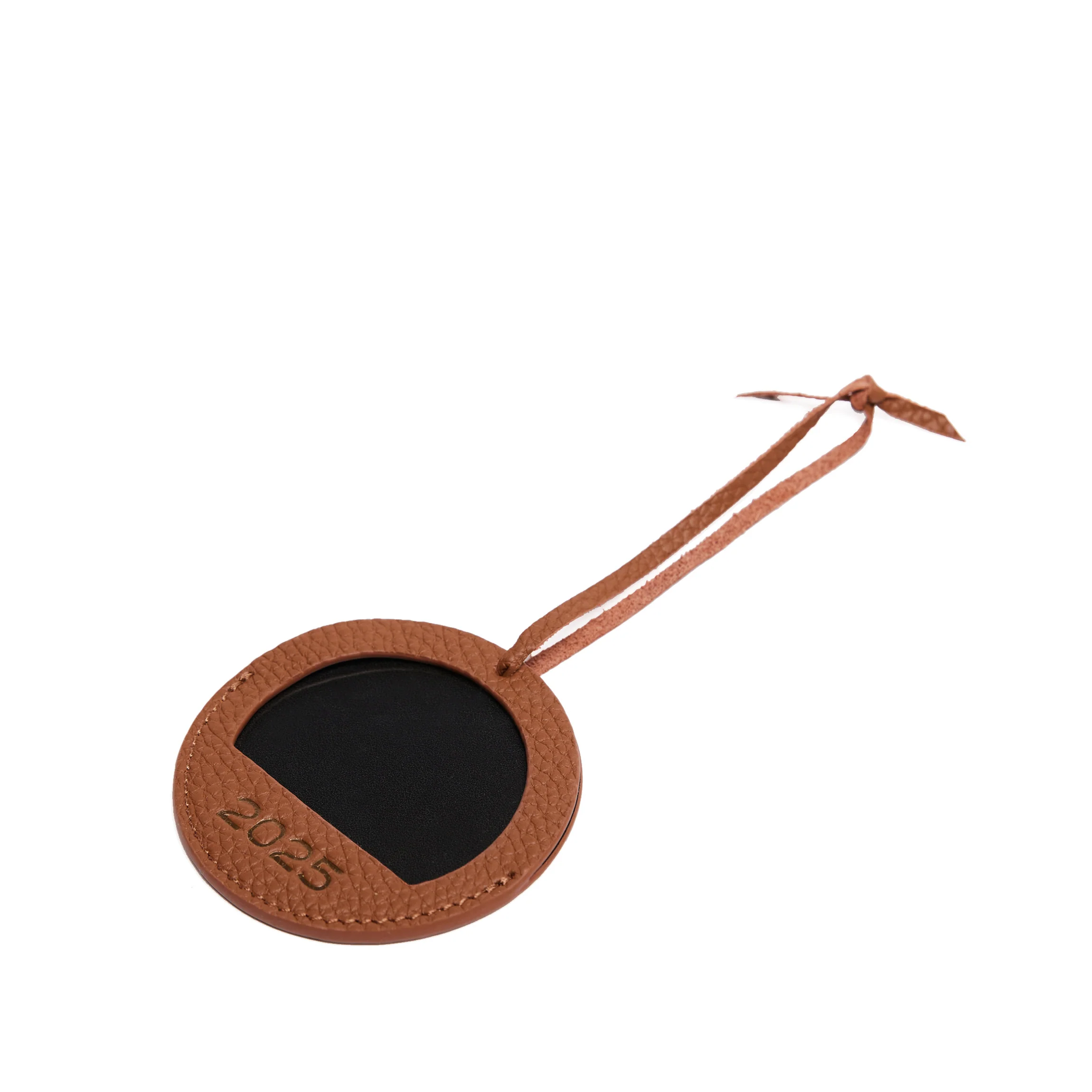 Round Photo Frame Ornament Saddle Brown - Image 3