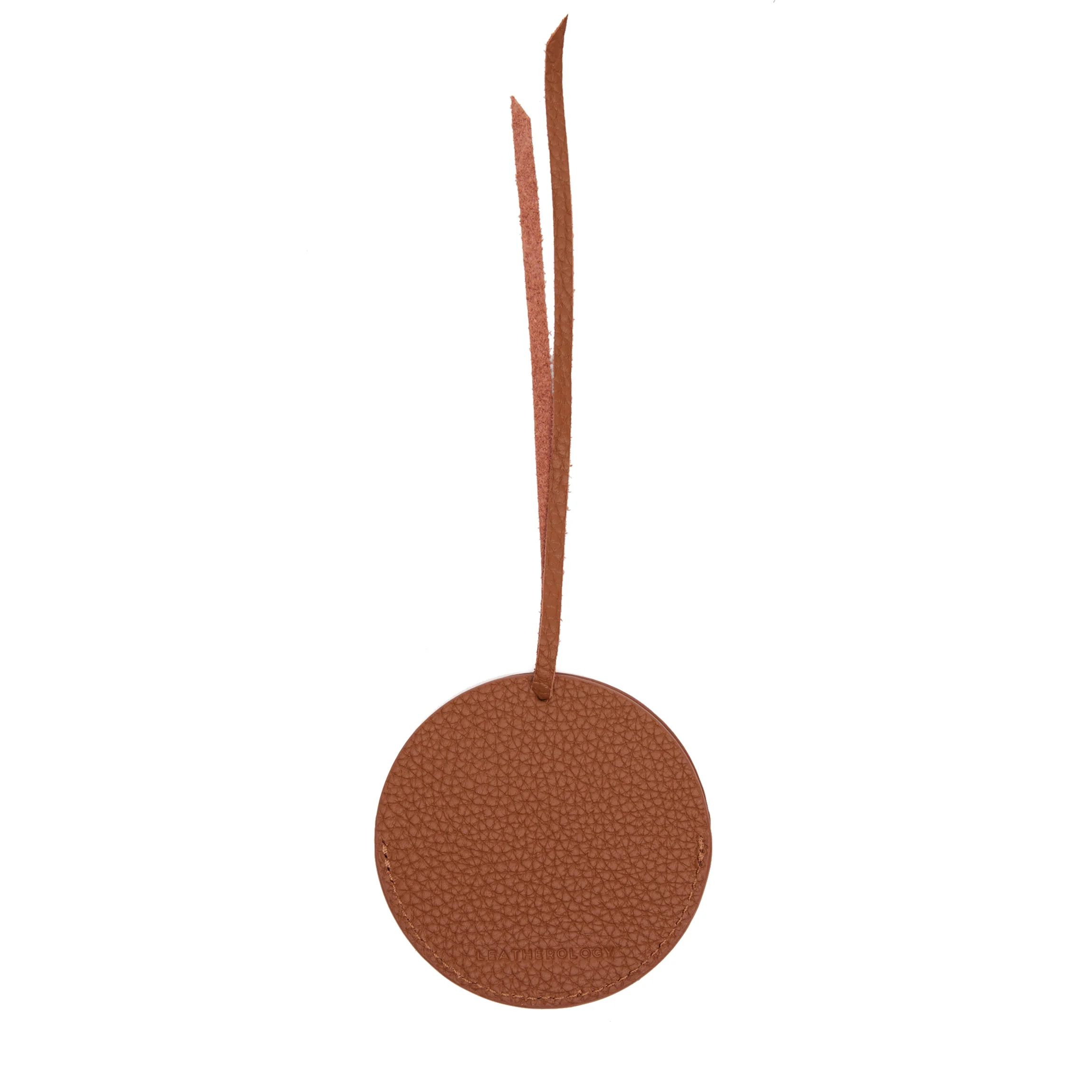 Round Photo Frame Ornament Saddle Brown - Image 4
