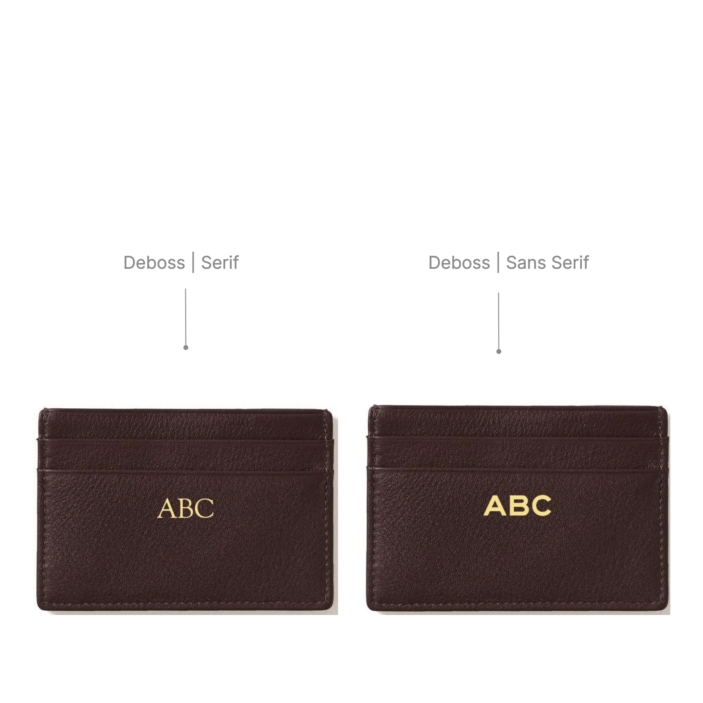Slim Card Case RFID Brown - Image 4