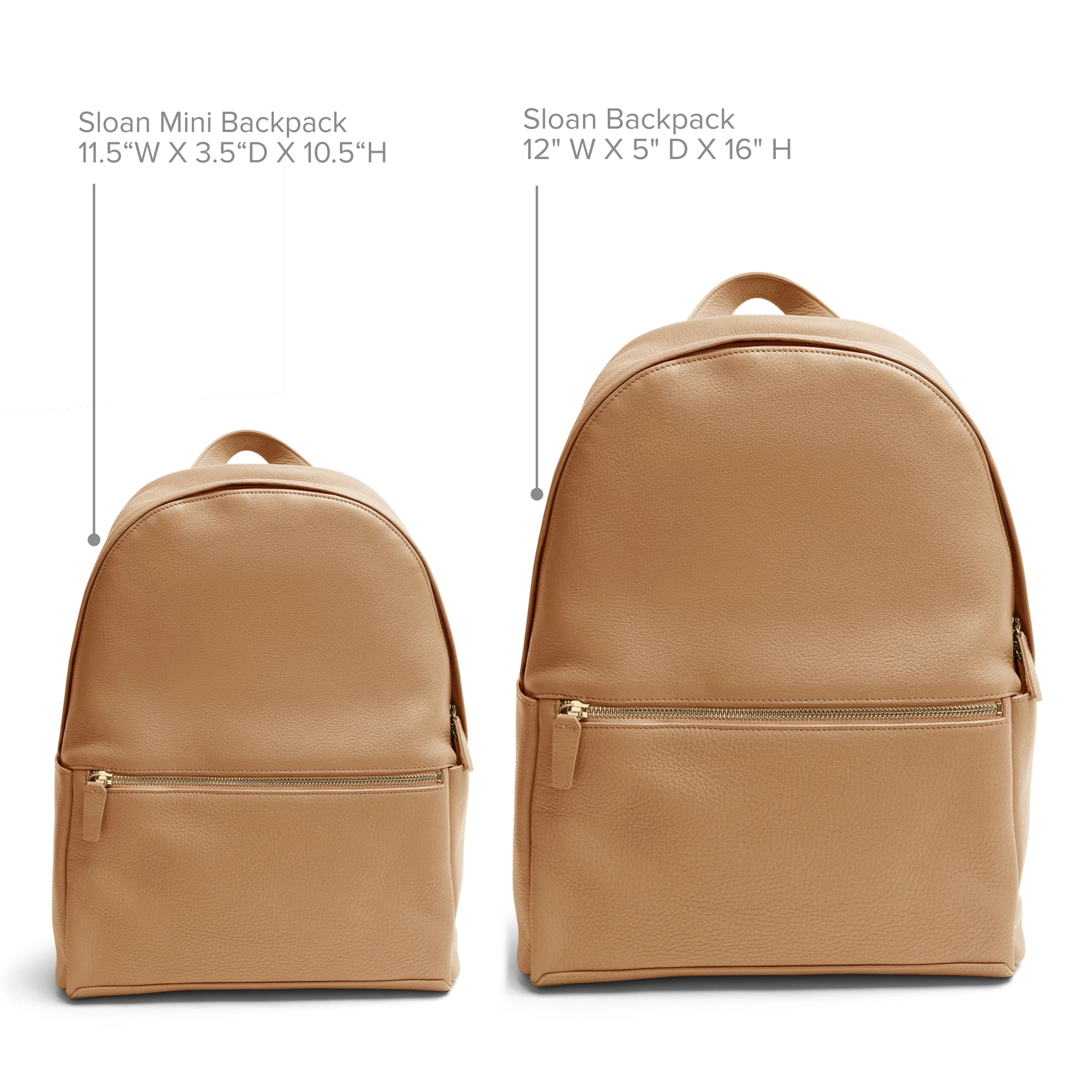 Sloan Mini Backpack Camel - Image 8