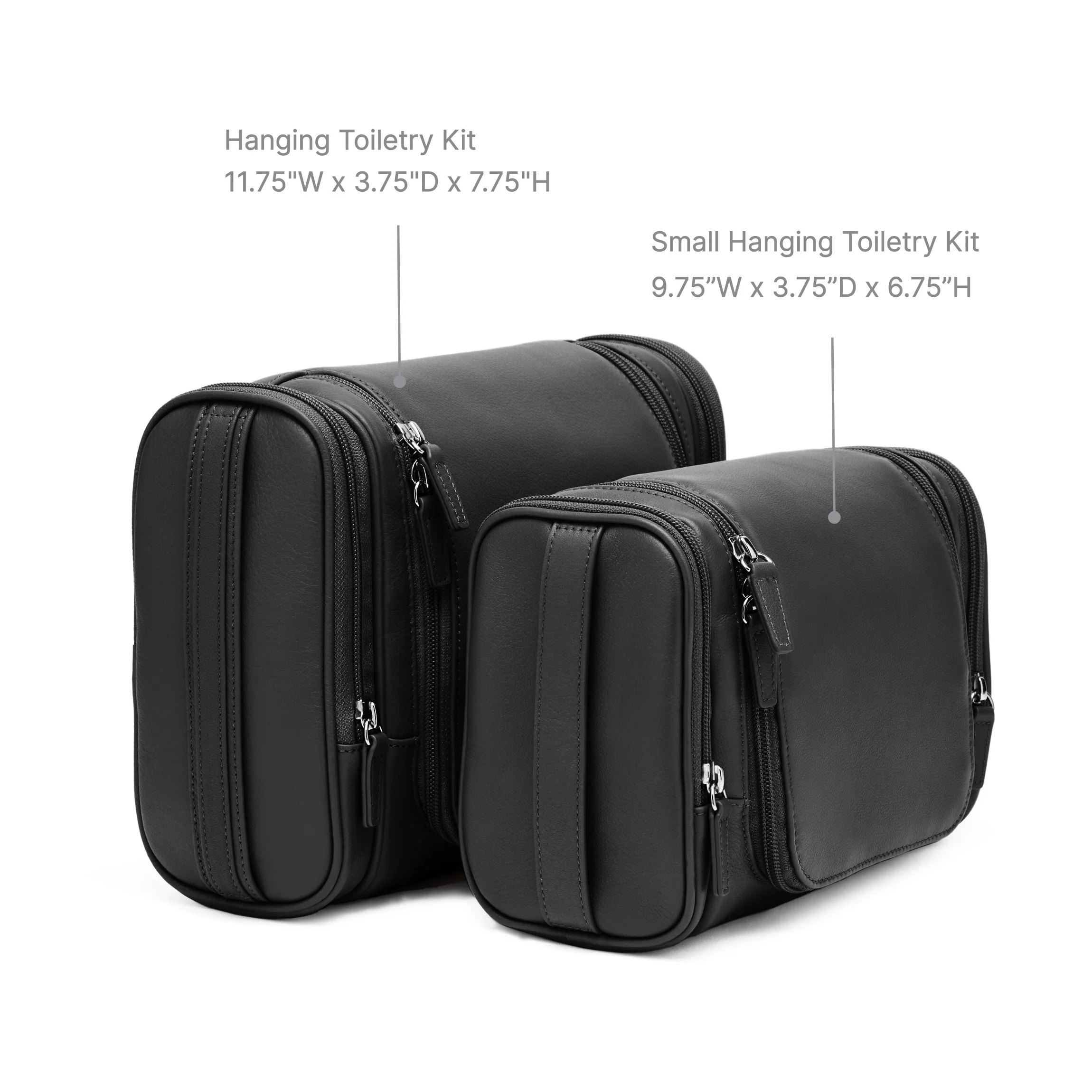 Small Hanging Toiletry Kit Ebony - Image 7