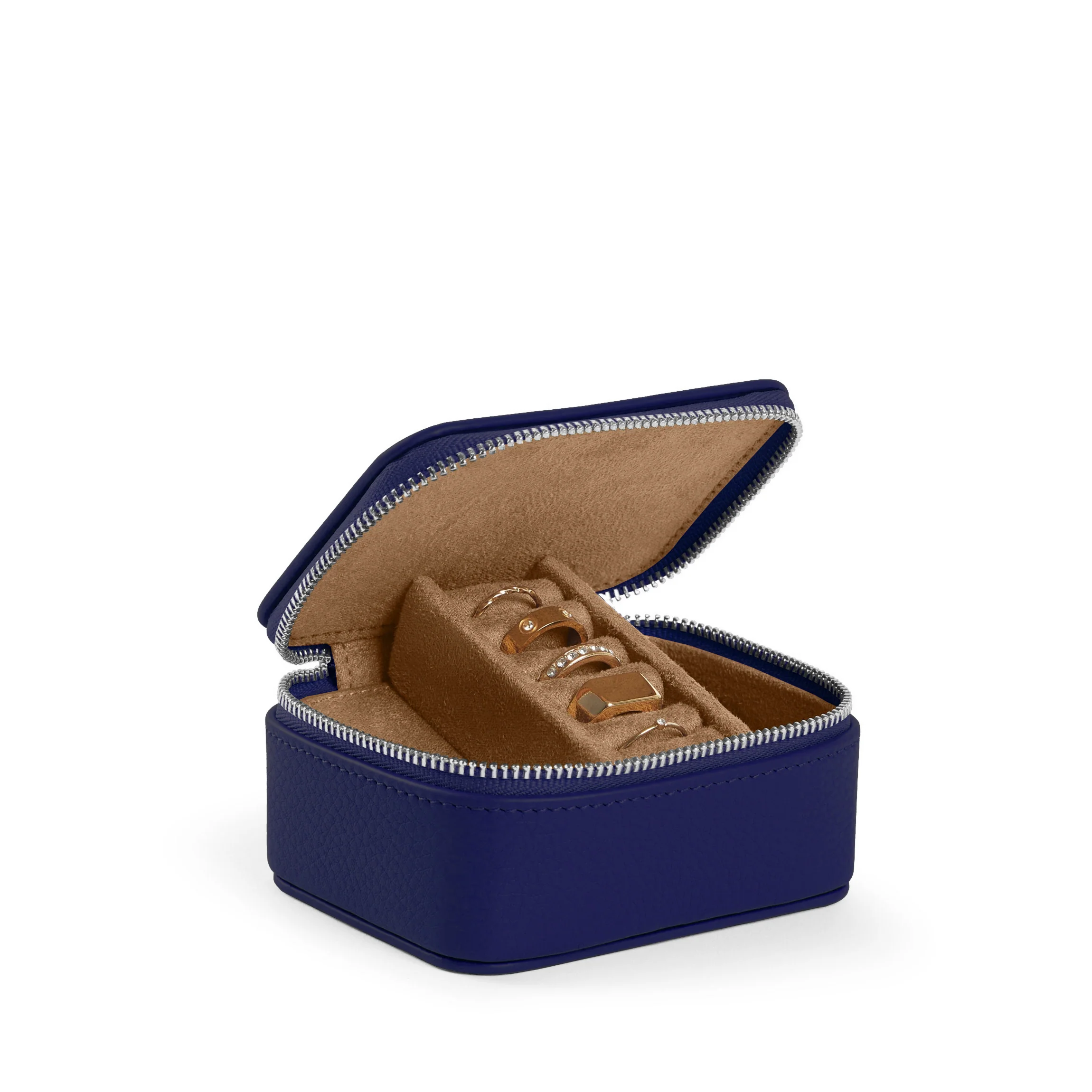 Small Jewelry Ring Box Regatta Blue