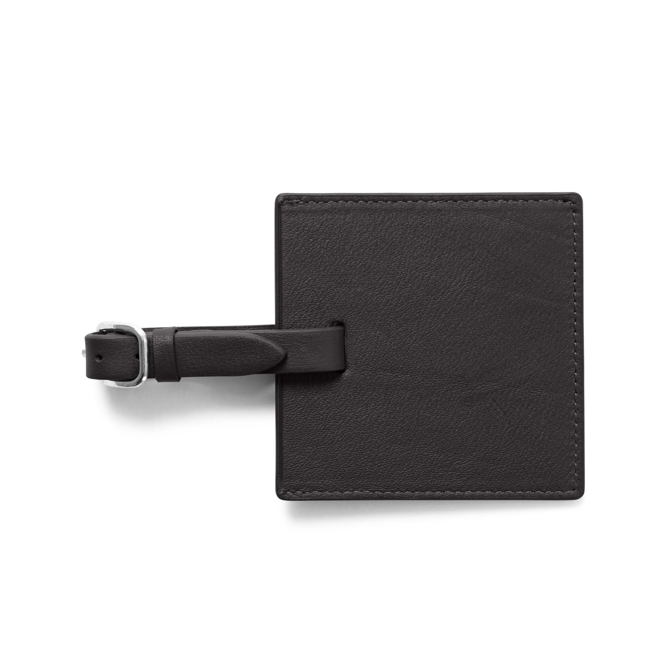Small Square Luggage Tag Black Onyx - Image 4