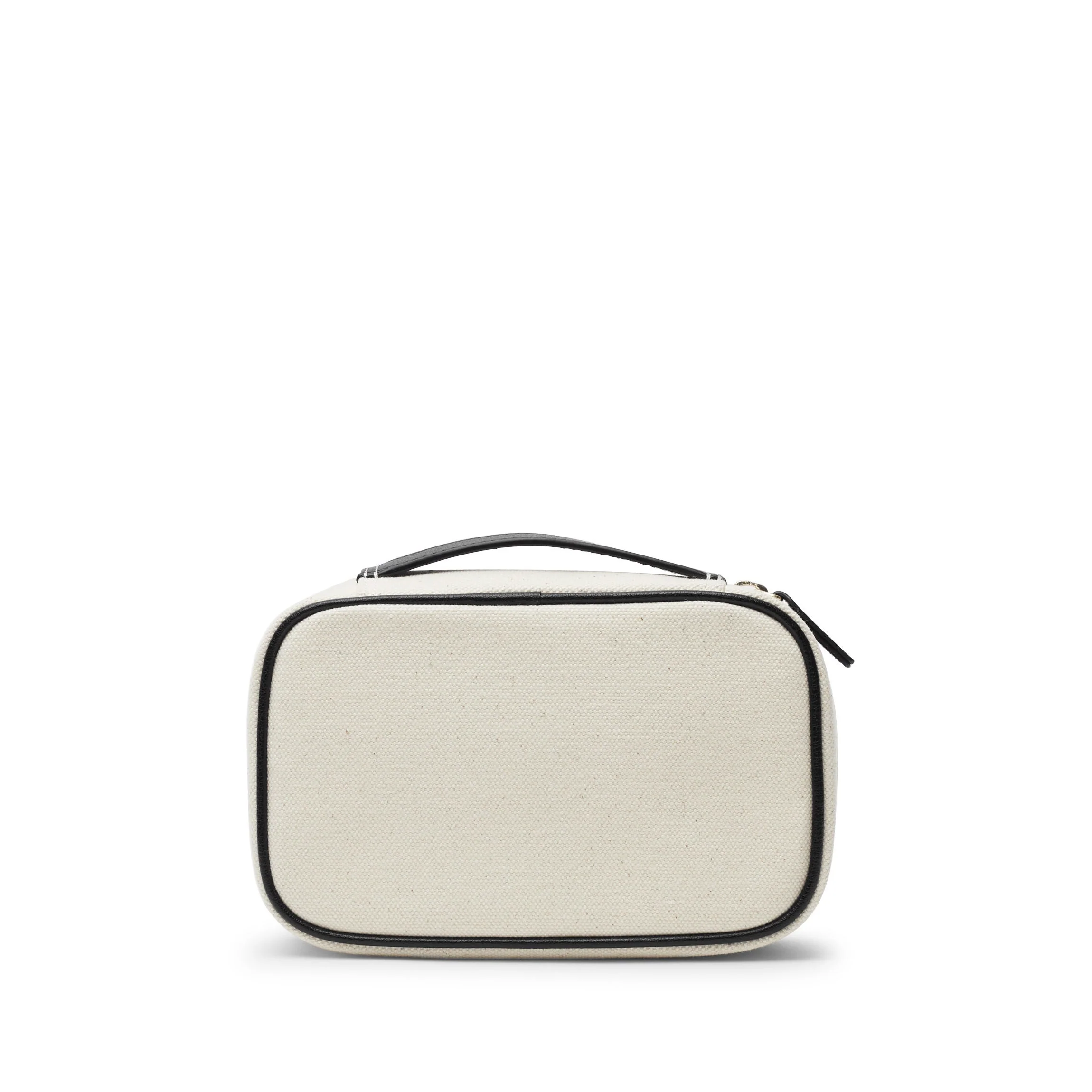Small Travel Organizer in Canvas Natural Canvas/Black - Image 7