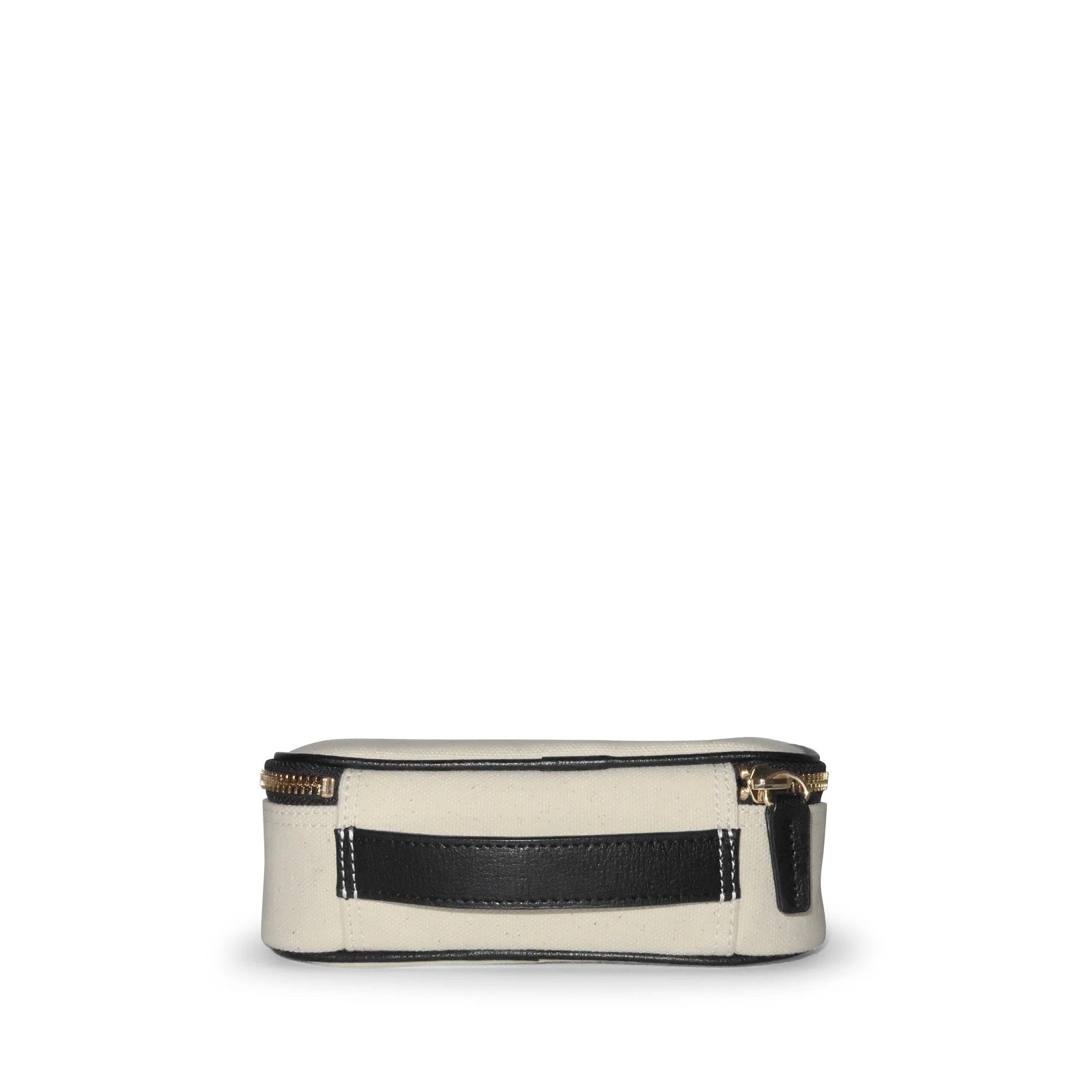 Small Travel Organizer in Canvas Natural Canvas/Black - Image 8