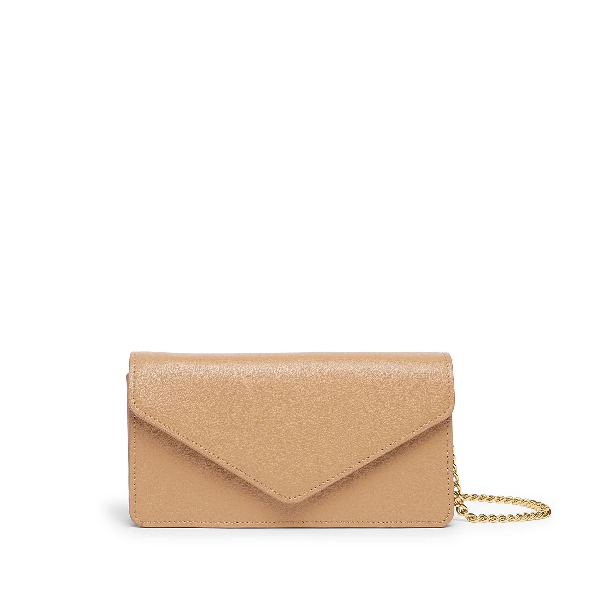 Small Willow Wallet on a Chain Tan