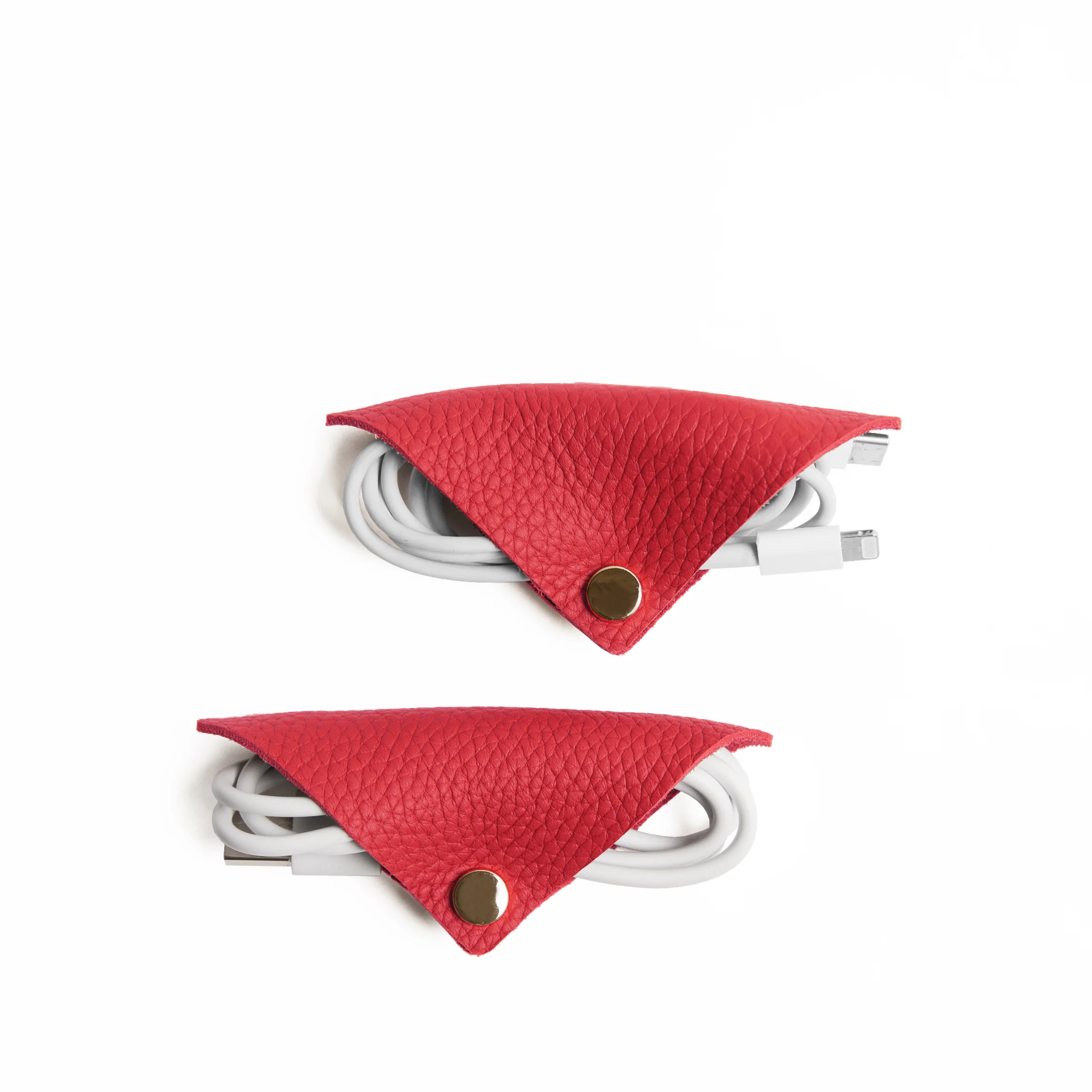 Snap Cord Wrap, Set of 2 Buoy Red