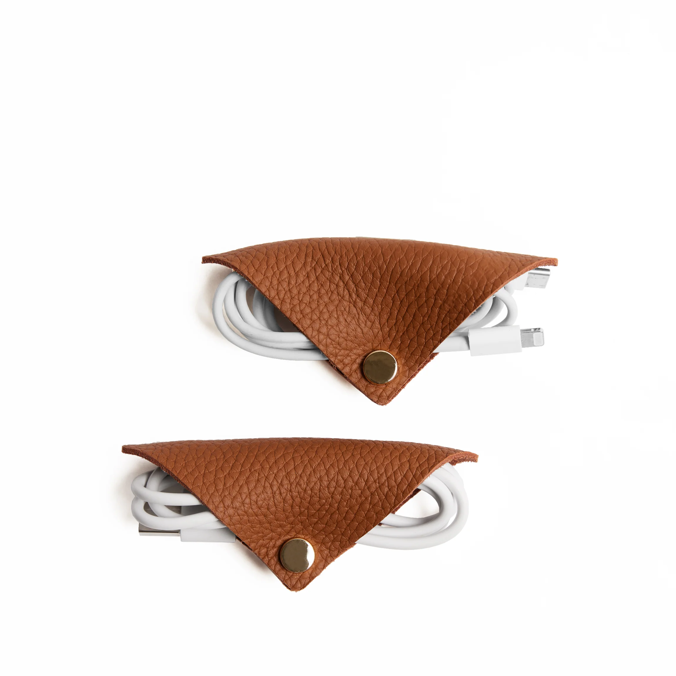 Snap Cord Wrap, Set of 2 Saddle Brown