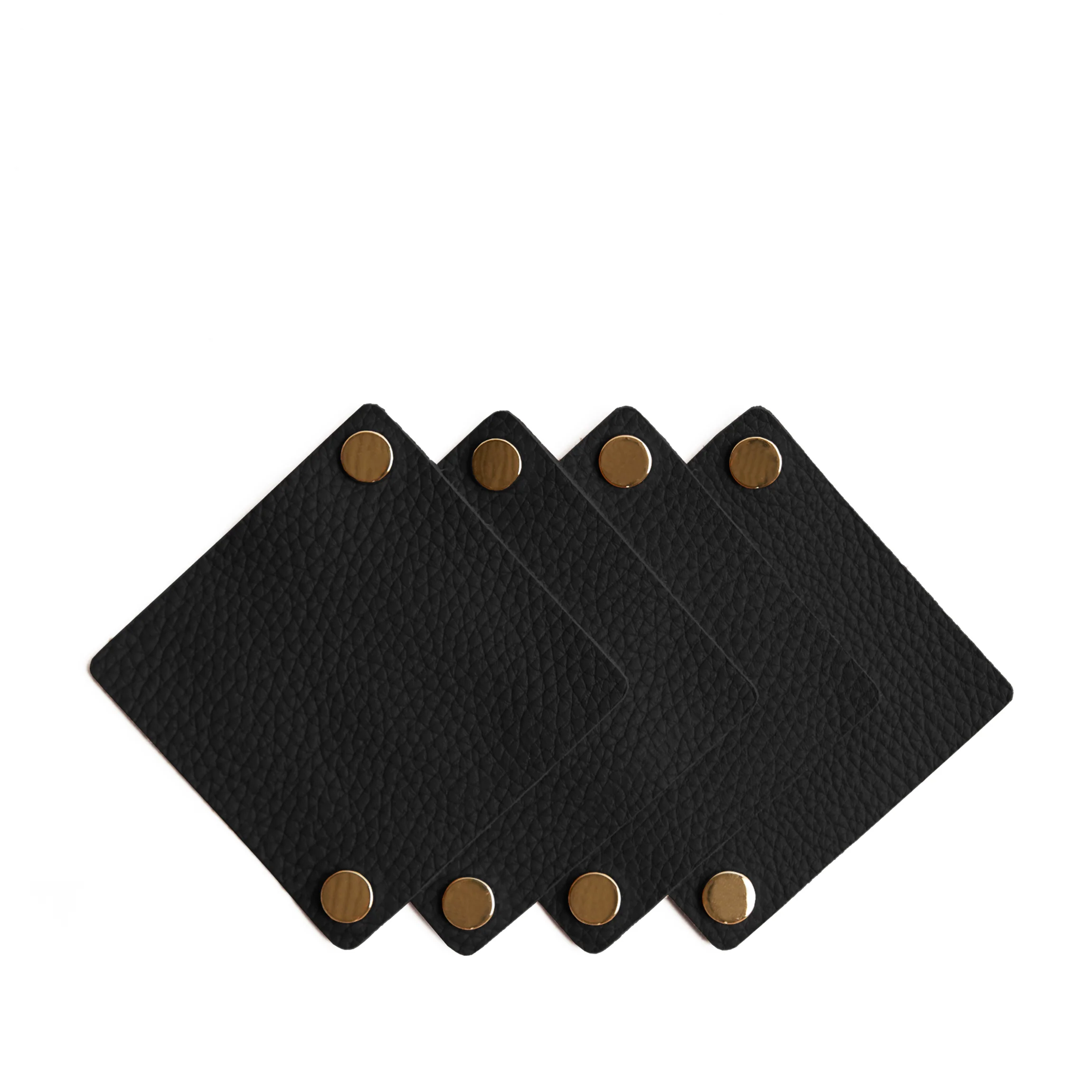 Snap Cord Wrap, Set of 4 Black Pebble - Image 2