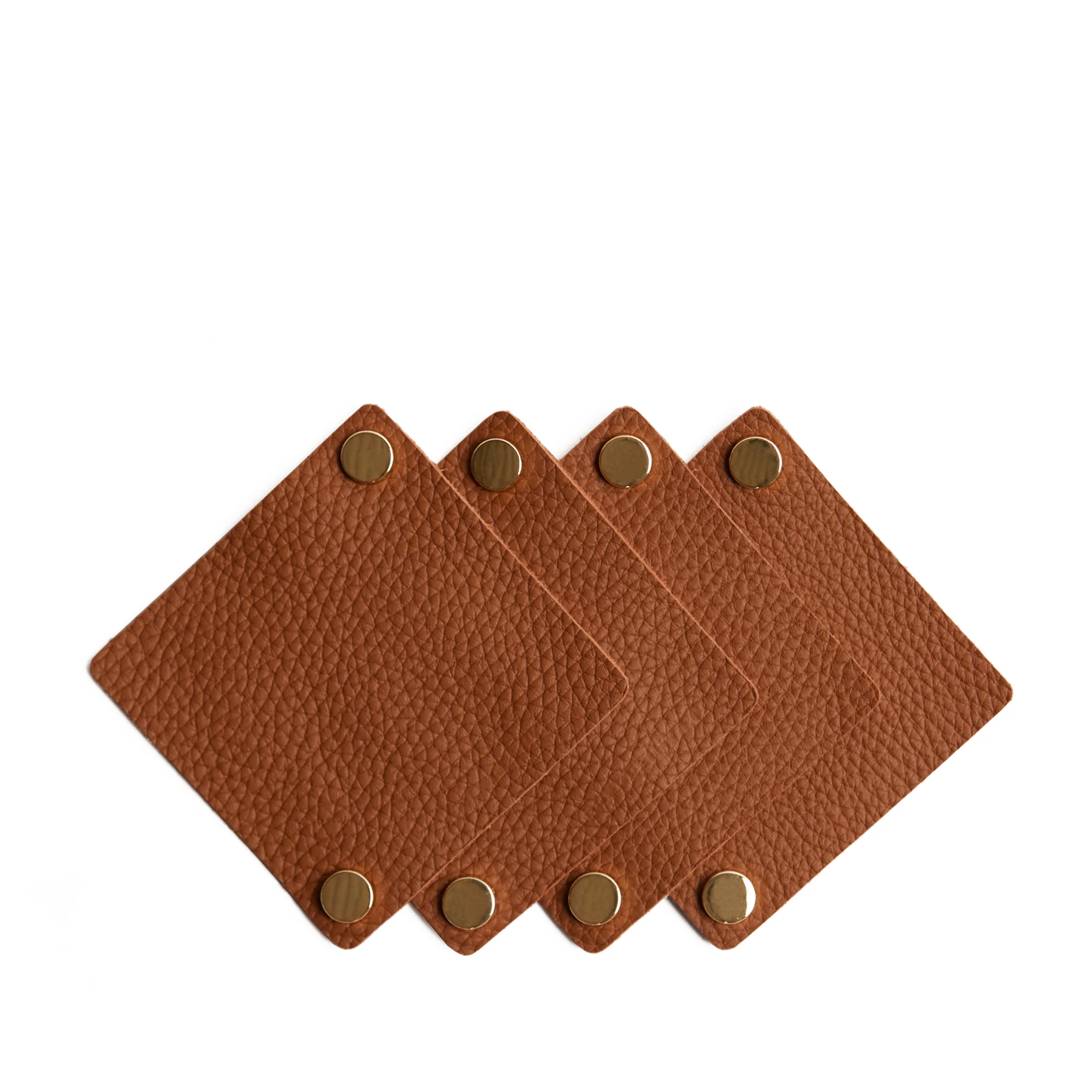 Snap Cord Wrap, Set of 4 Saddle Brown - Image 2