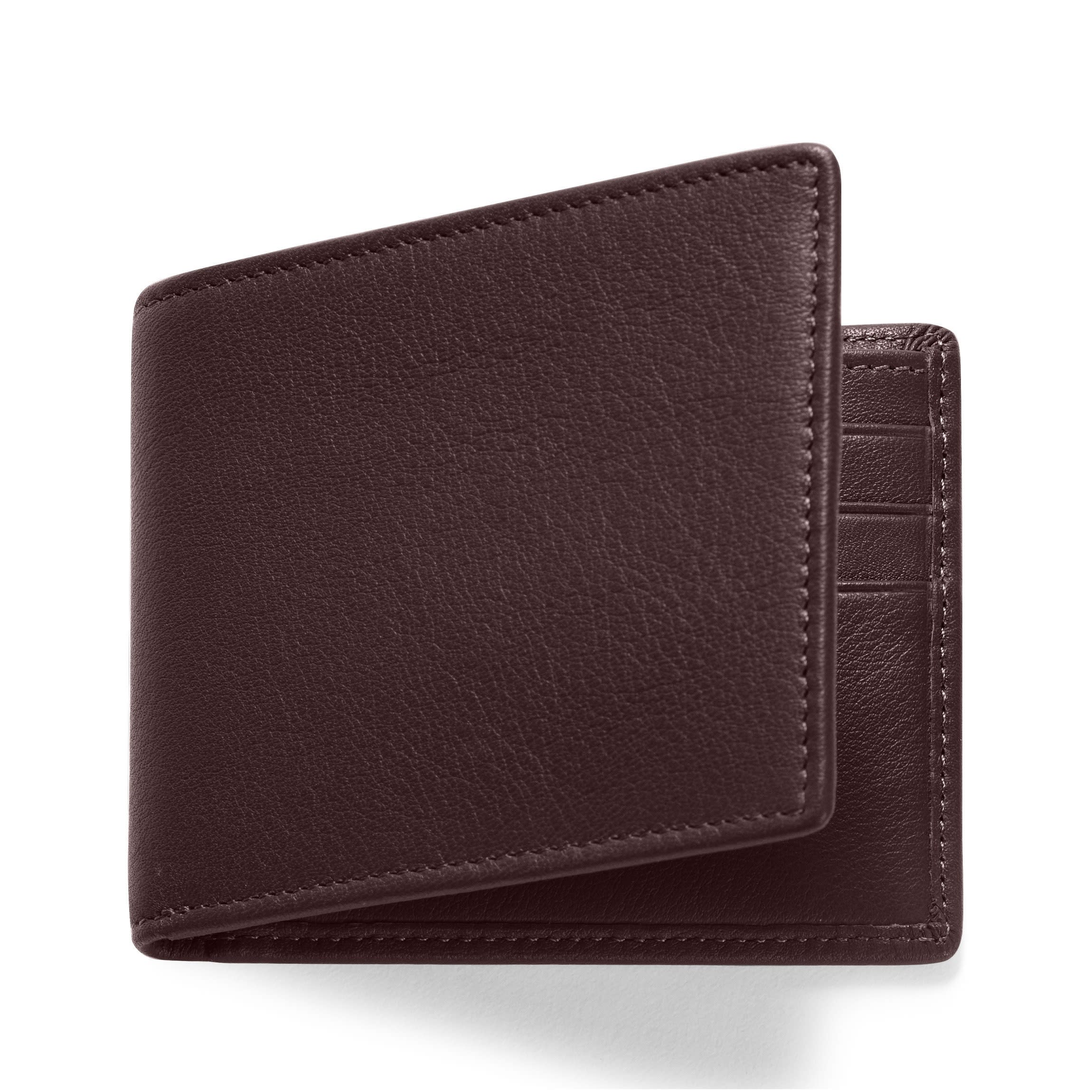 Thin Bifold Wallet Brown - Image 6