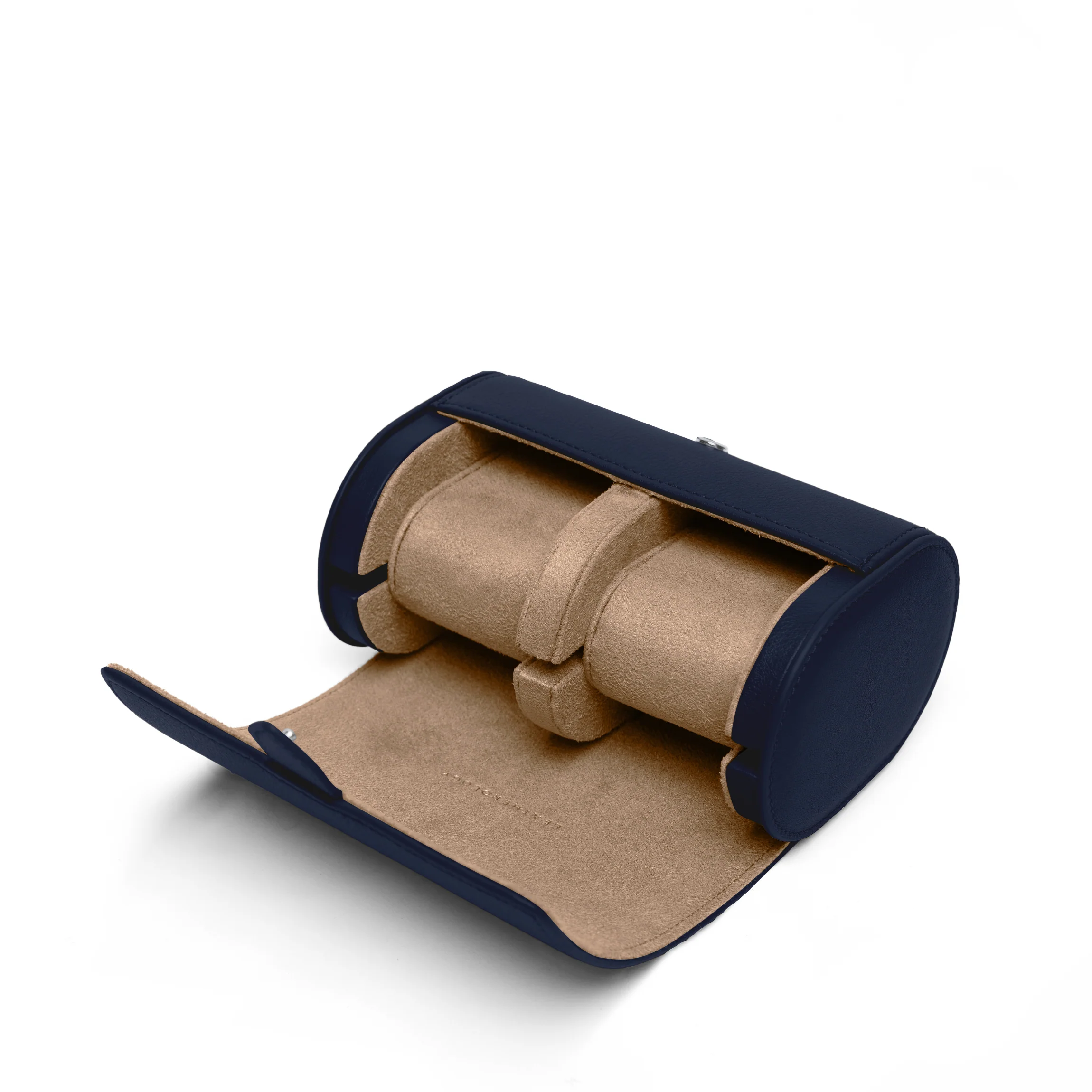 Travel Double Watch Roll Navy Blue - Image 5