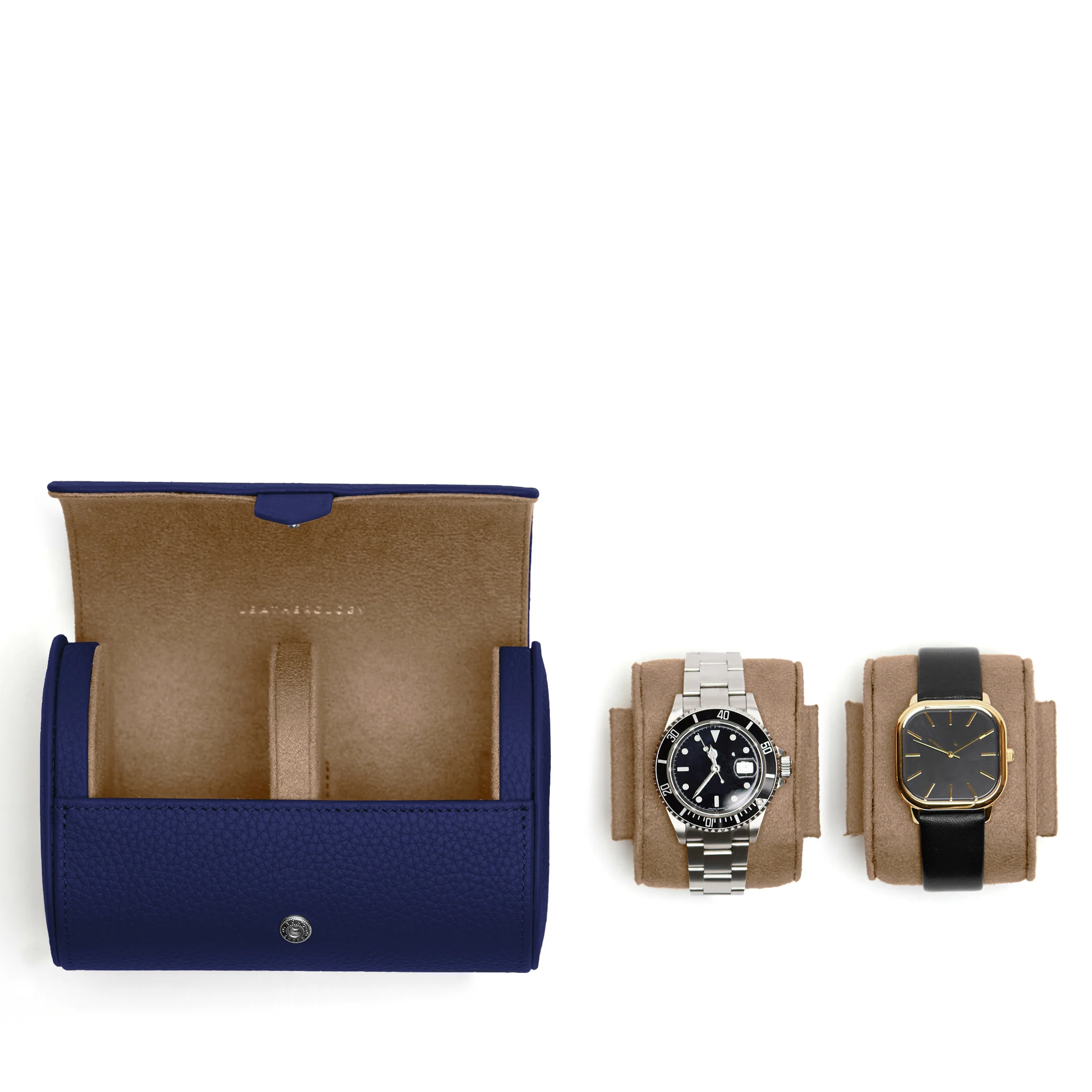 Travel Double Watch Roll Regatta Blue - Image 4