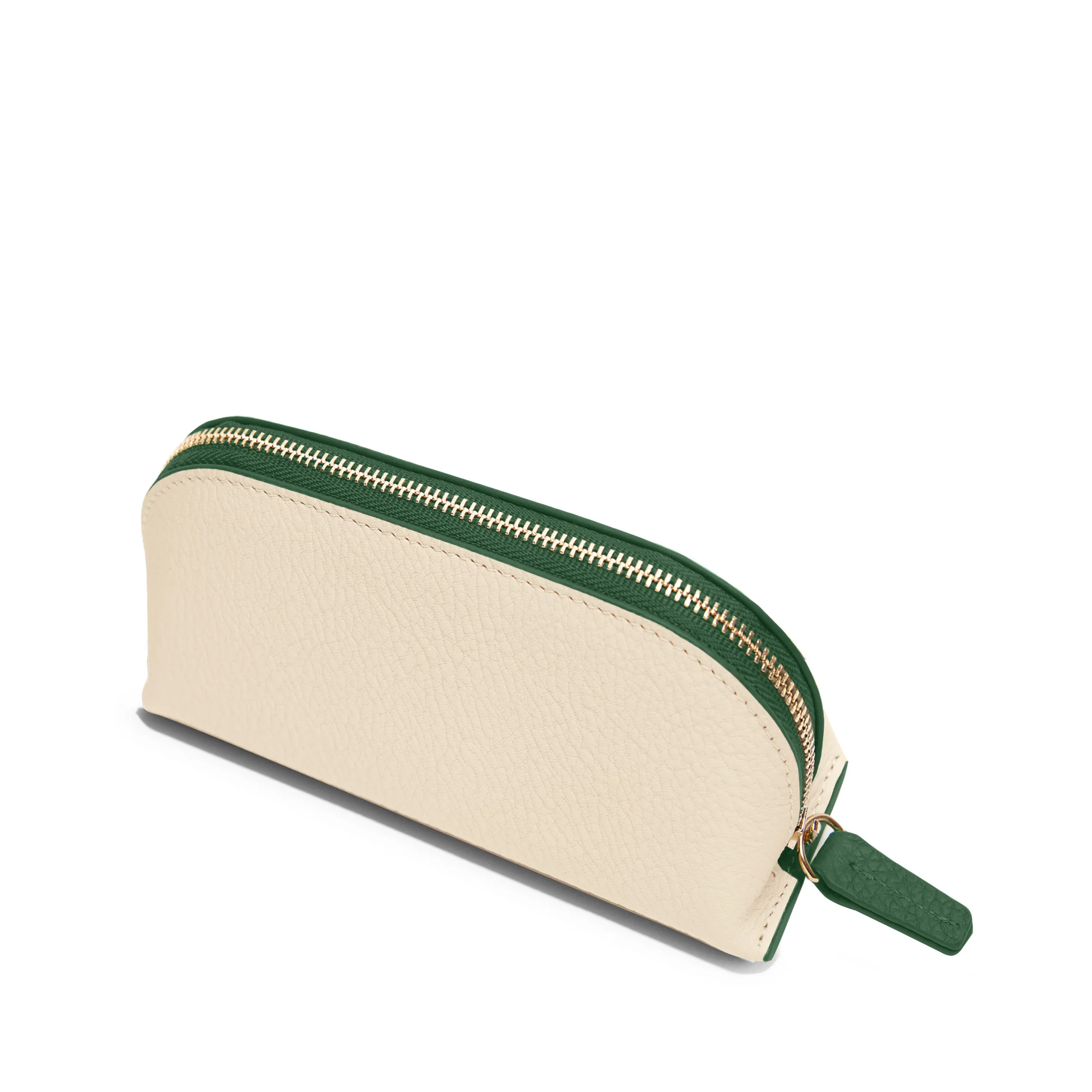 Travel Makeup Pouch Sand/Fairway Green - Image 3