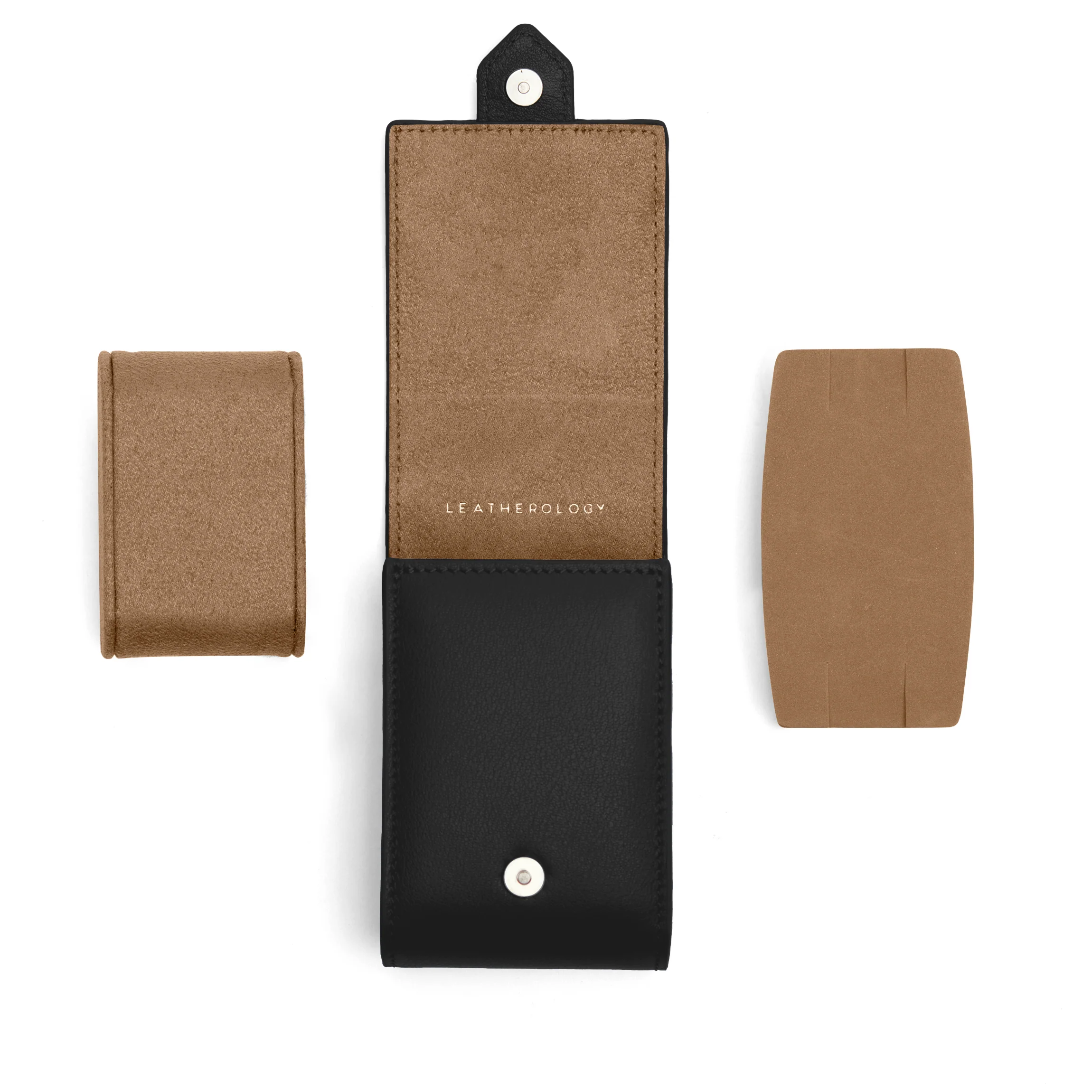 Travel Single Watch Pouch Black Onyx - Image 4