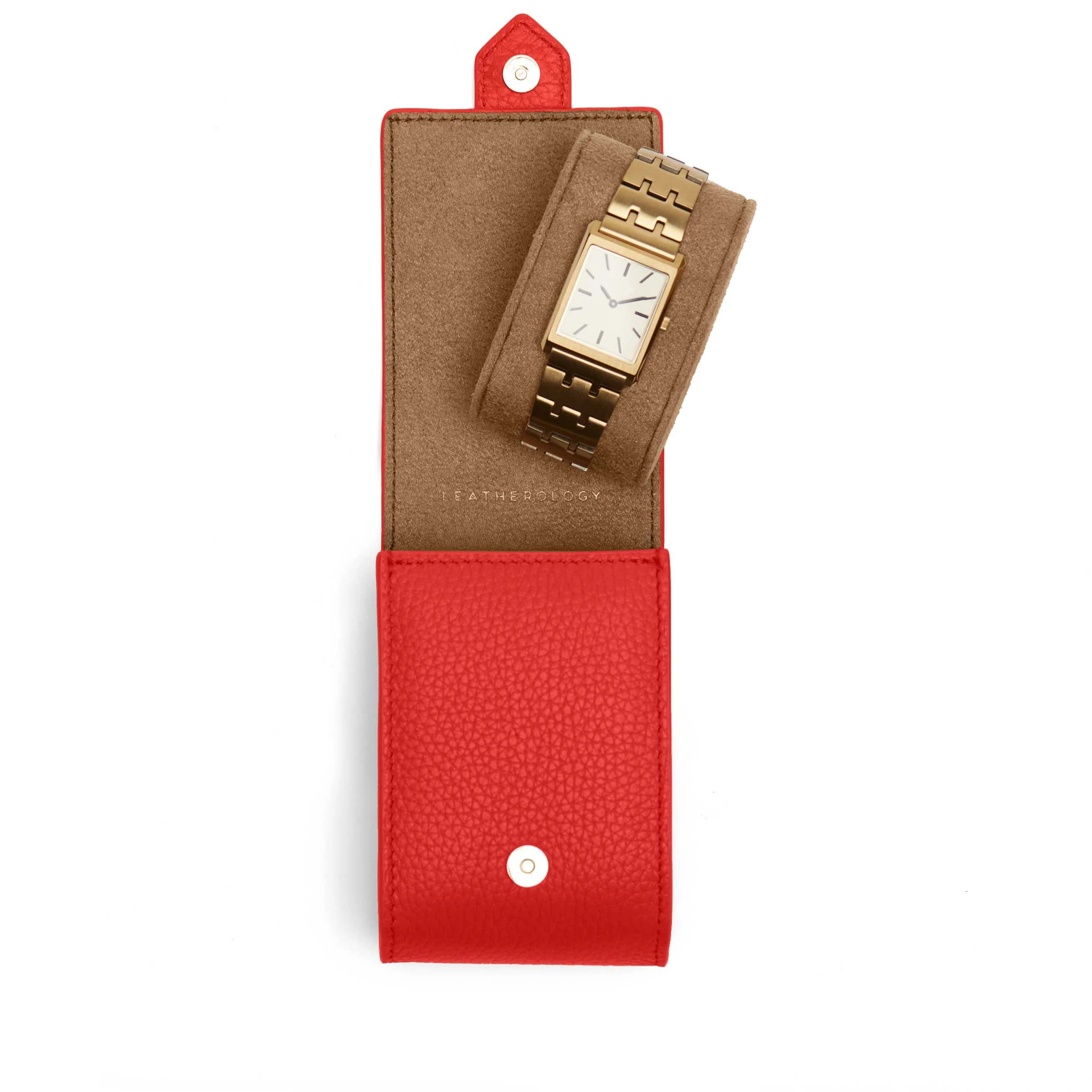 Travel Single Watch Pouch Buoy Red - Image 2