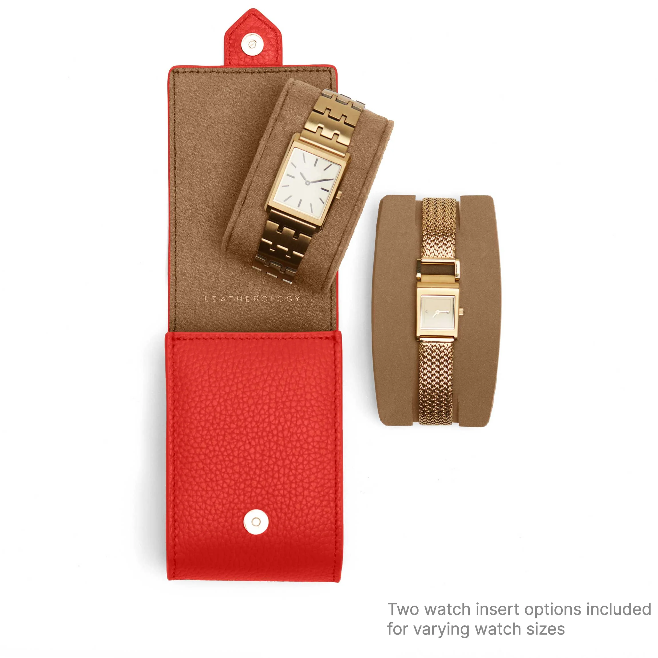 Travel Single Watch Pouch Buoy Red - Image 3