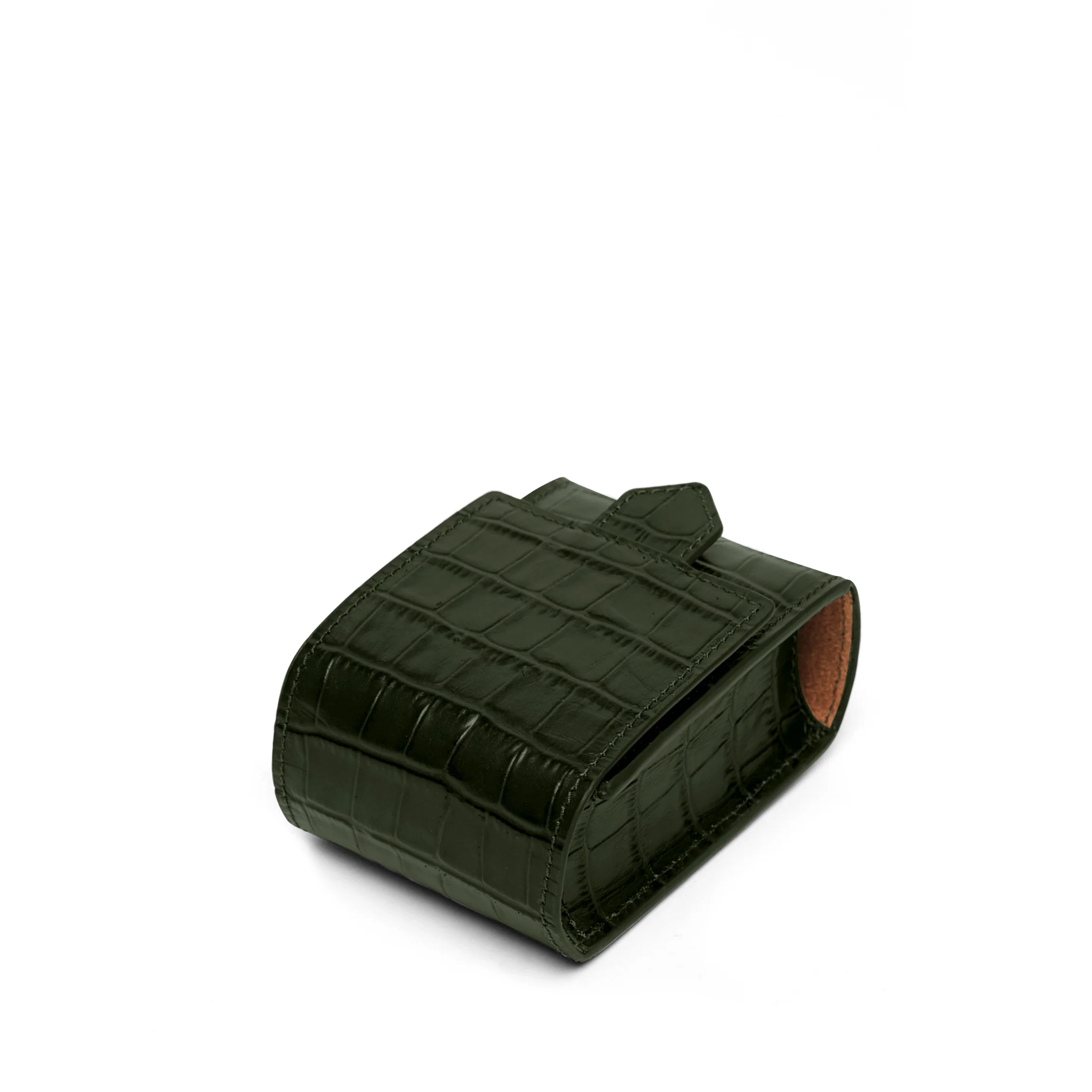 Travel Single Watch Pouch Forest Croc - Image 7