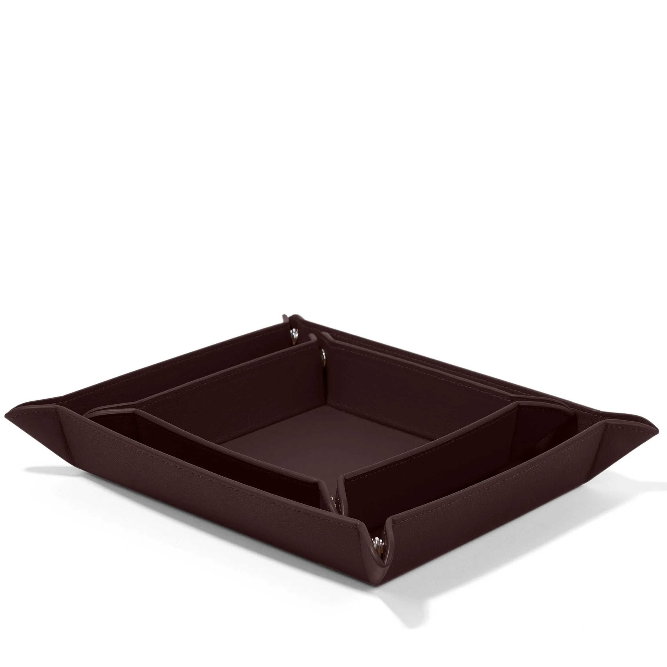 Valet Tray Set Brown