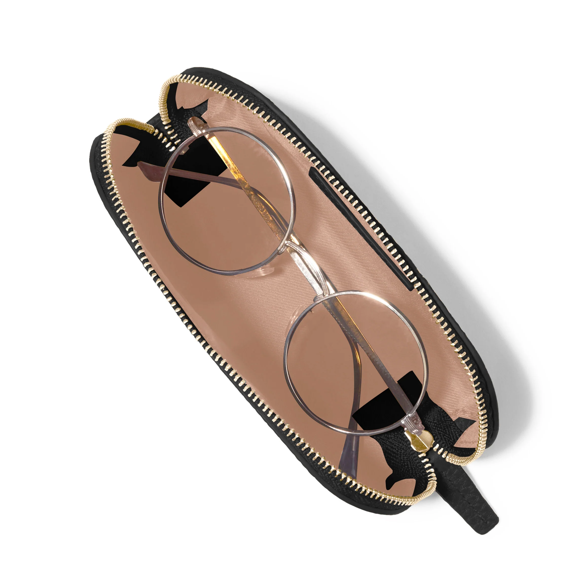 Zip Sunglass Case Black Pebble - Image 6