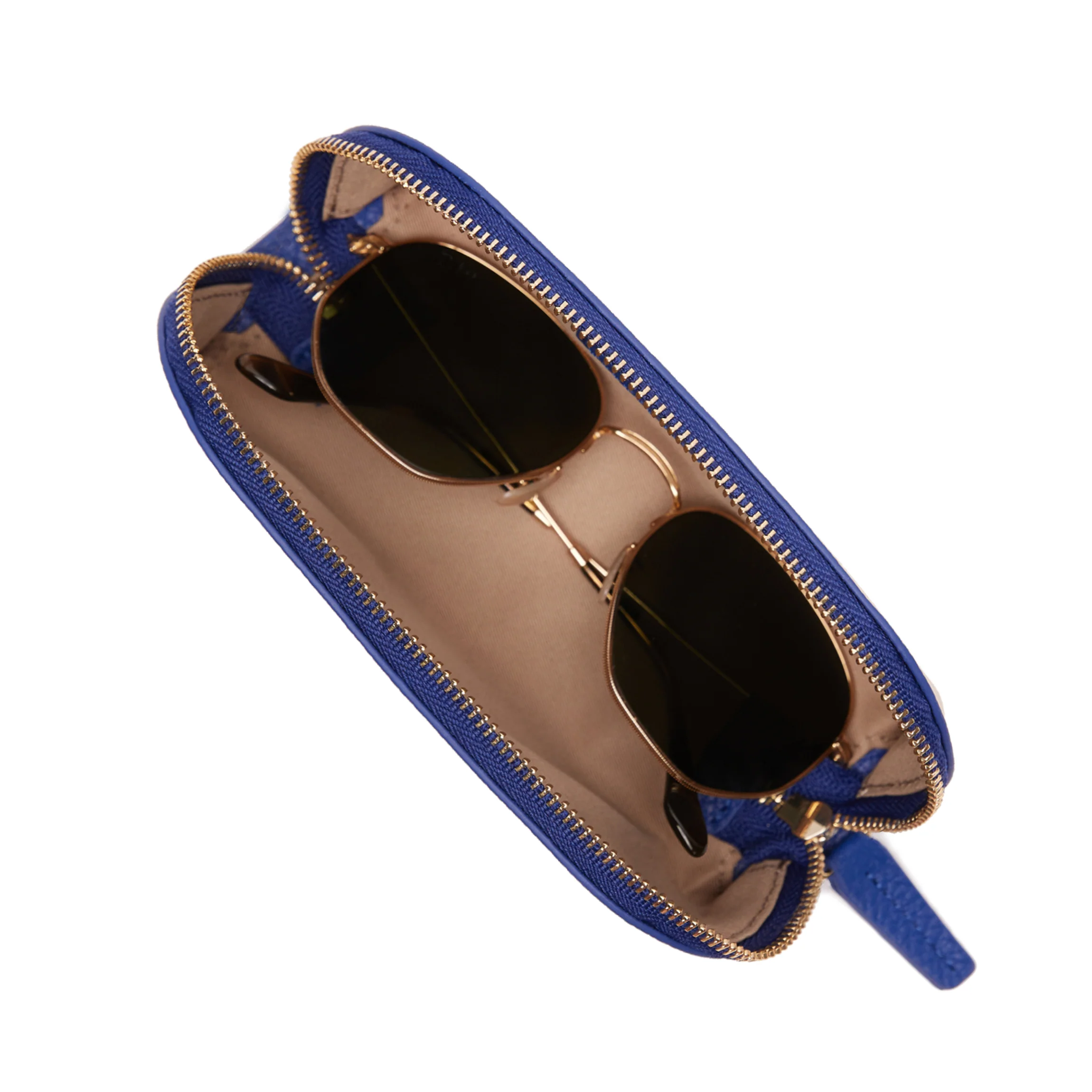 Zip Sunglass Case Sand/Regatta Blue - Image 5