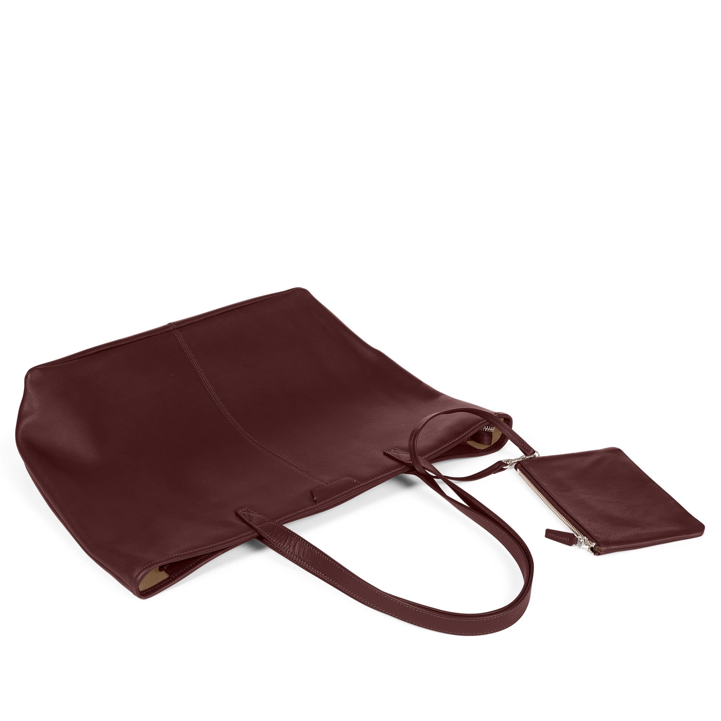 Zippered Downtown Diaper Bag Bordeaux - Image 4