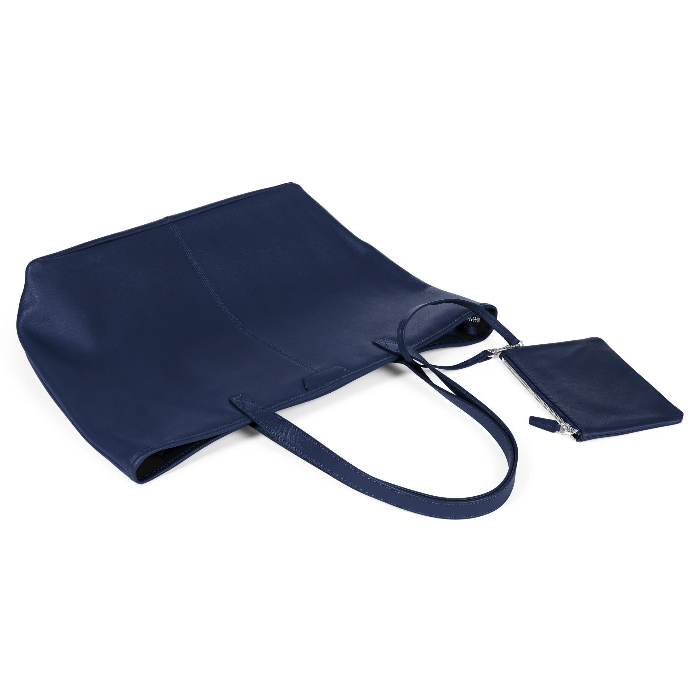 Zippered Downtown Diaper Bag Navy Blue - Image 5